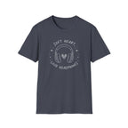 Soft Heart Loud Headphones T-Shirt