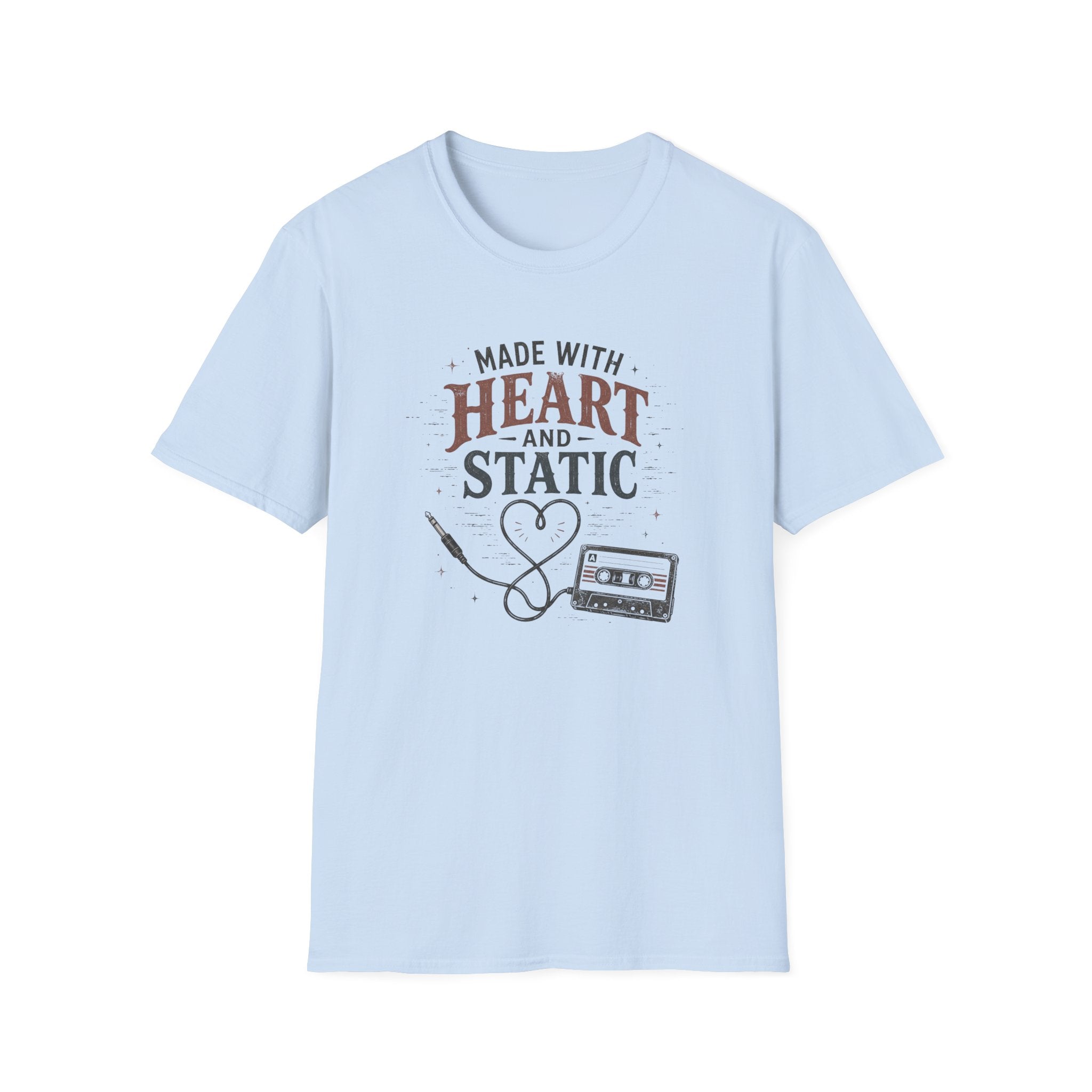 Made With Heart And Static T-Shirt