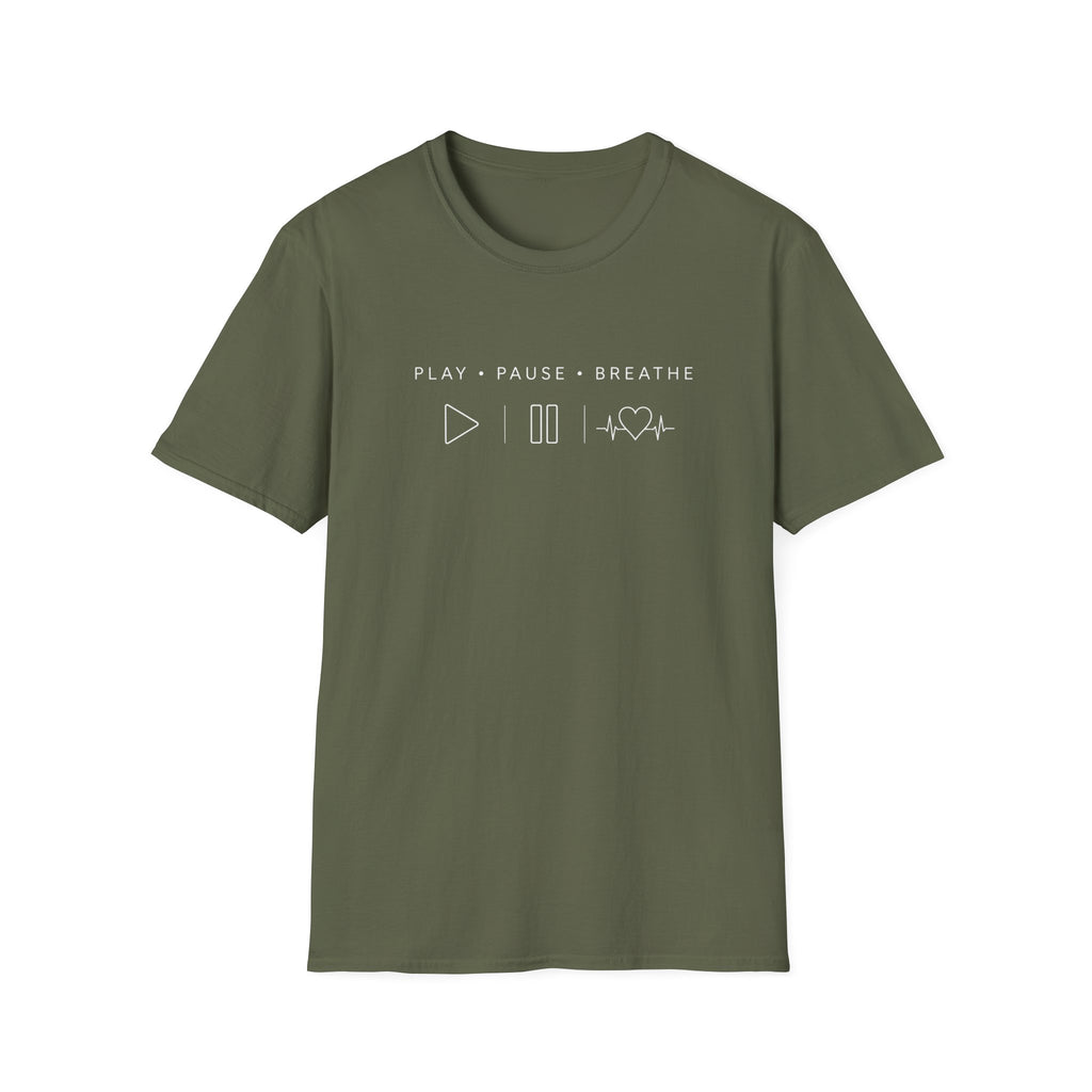 Play Pause Breathe T-Shirt