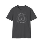 Soft Heart Loud Headphones T-Shirt