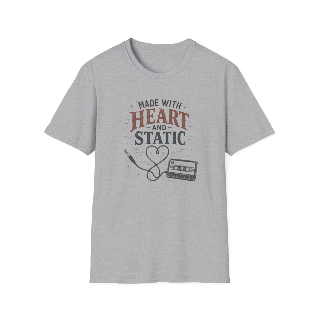 Made With Heart And Static T-Shirt
