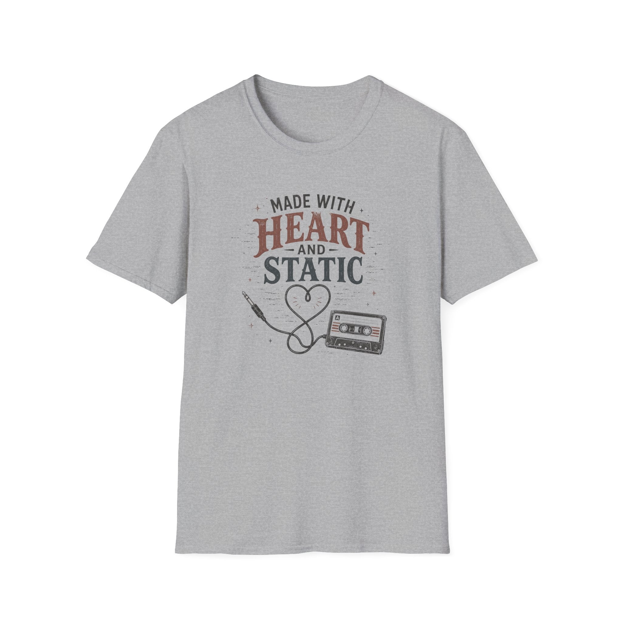 Made With Heart And Static T-Shirt