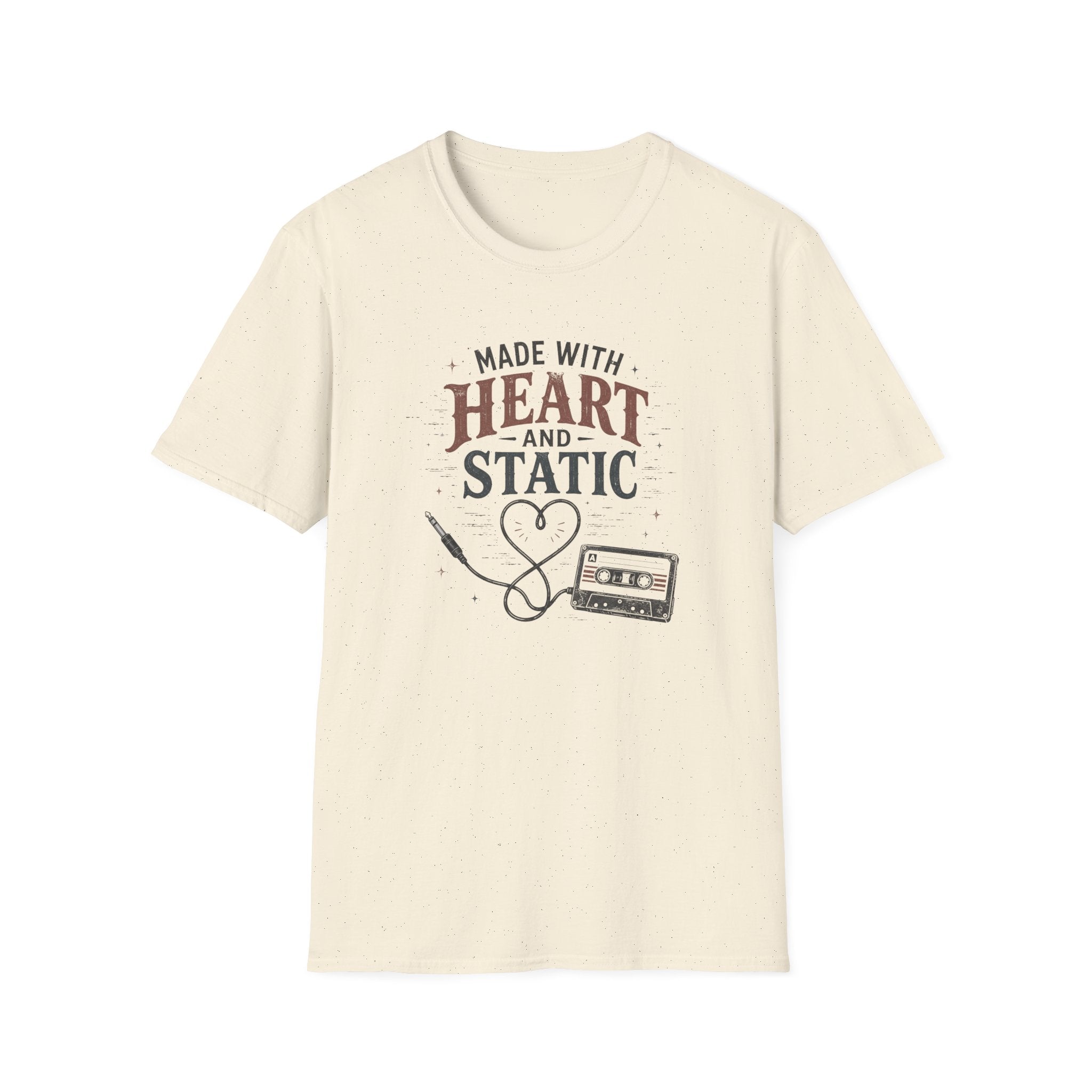 Made With Heart And Static T-Shirt