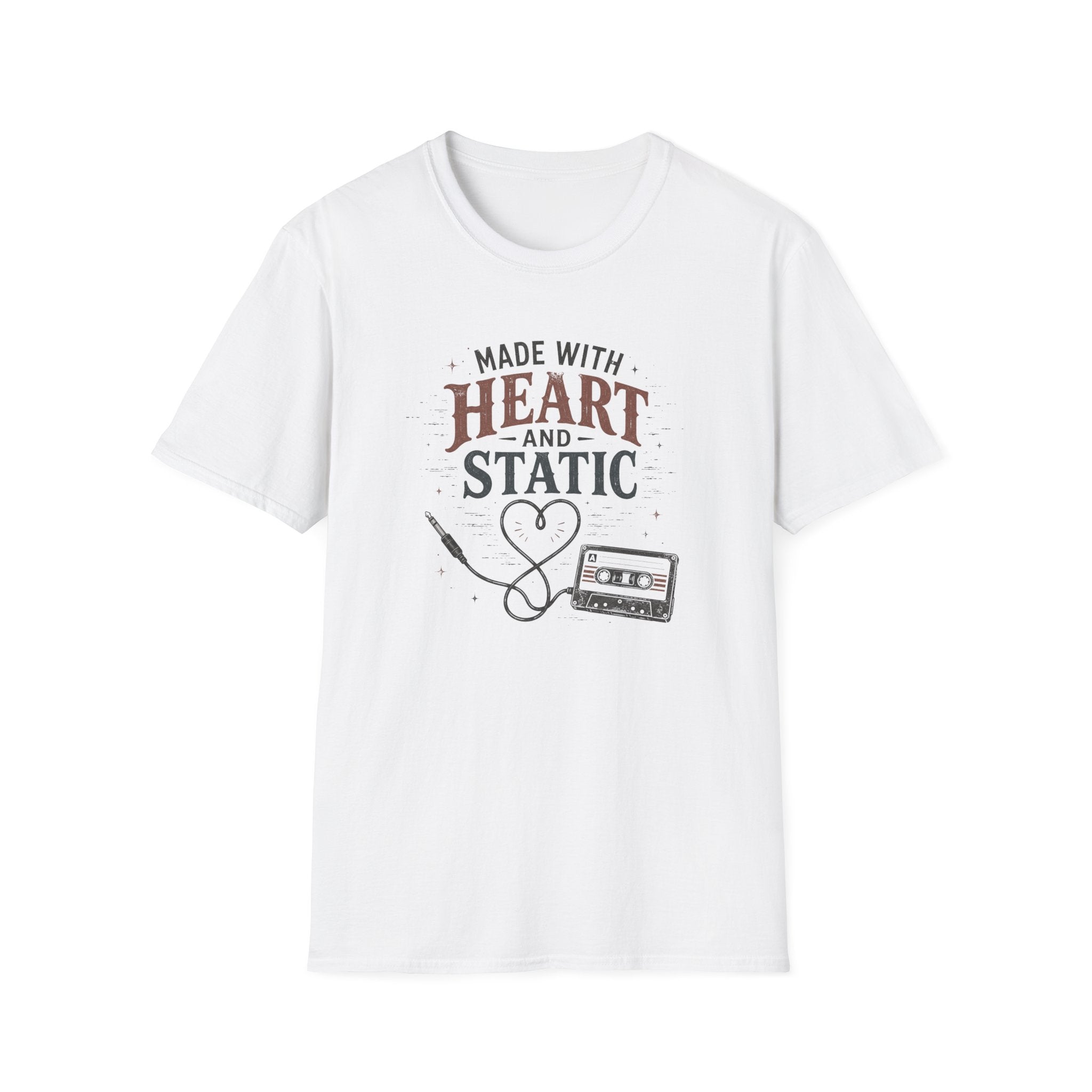Made With Heart And Static T-Shirt