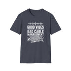 Good Vibes Bad Cable Management T-Shirt