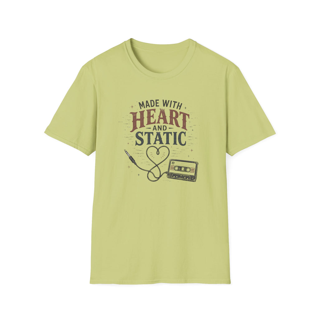 Made With Heart And Static T-Shirt