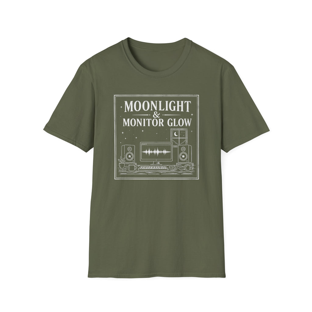 Moonlight and Monitor Glow T-Shirt