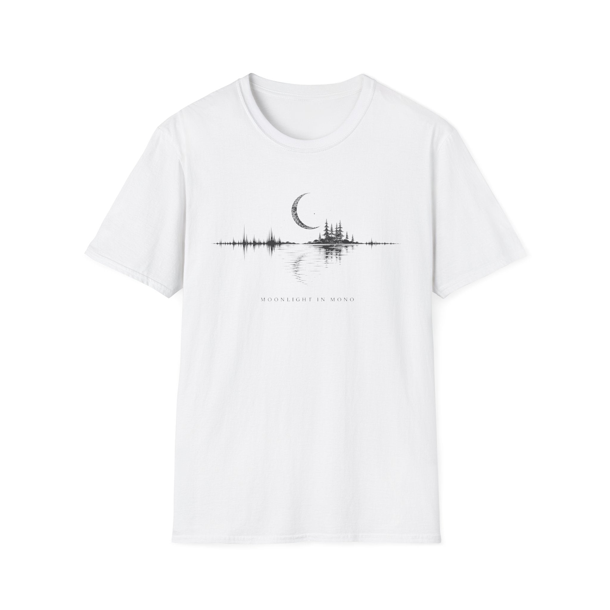 moonlight in mono - Dark T-Shirt