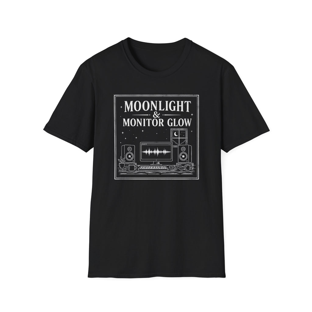 Moonlight and Monitor Glow T-Shirt