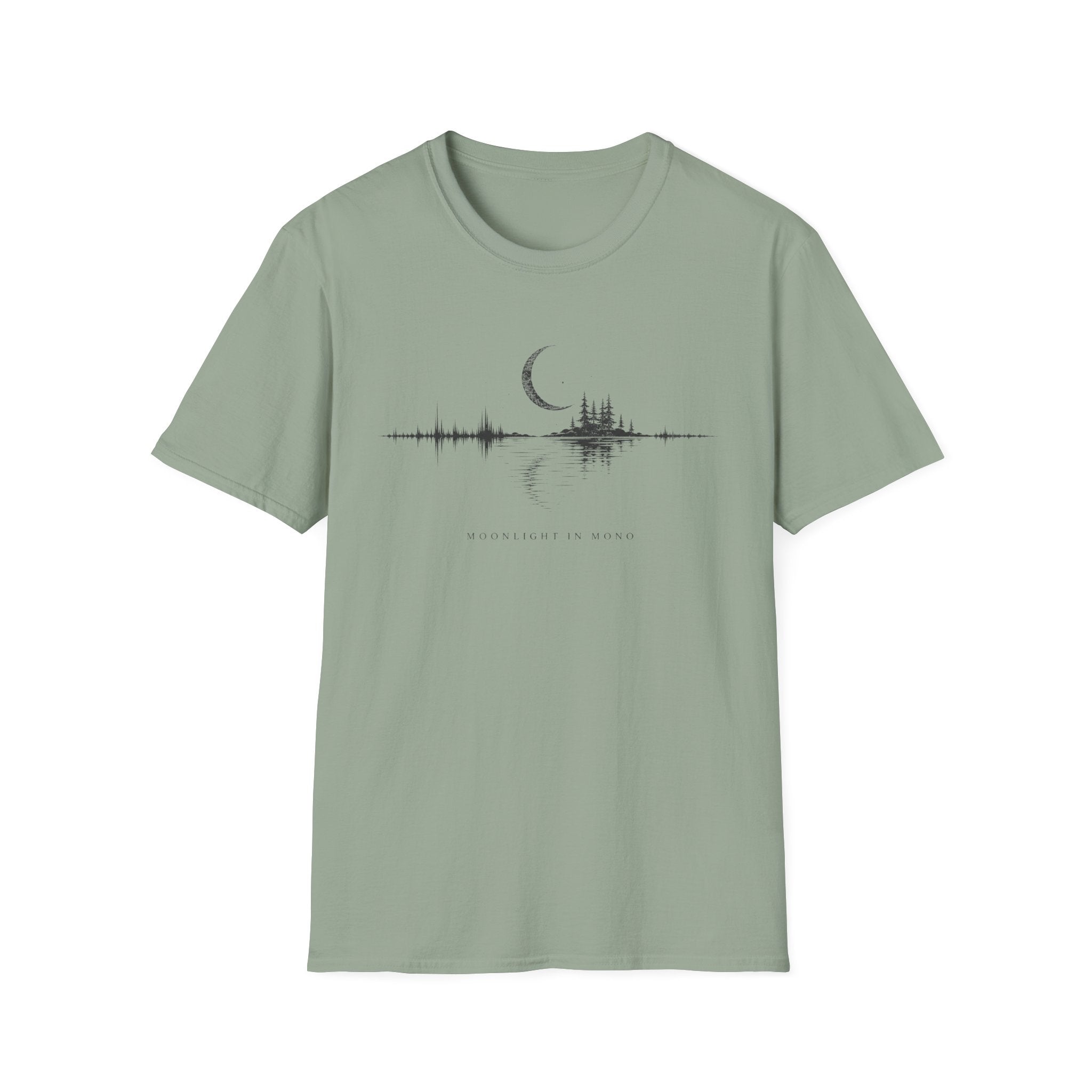 moonlight in mono - Dark T-Shirt