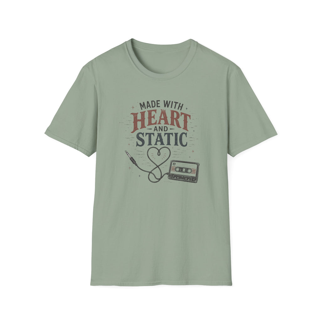 Made With Heart And Static T-Shirt
