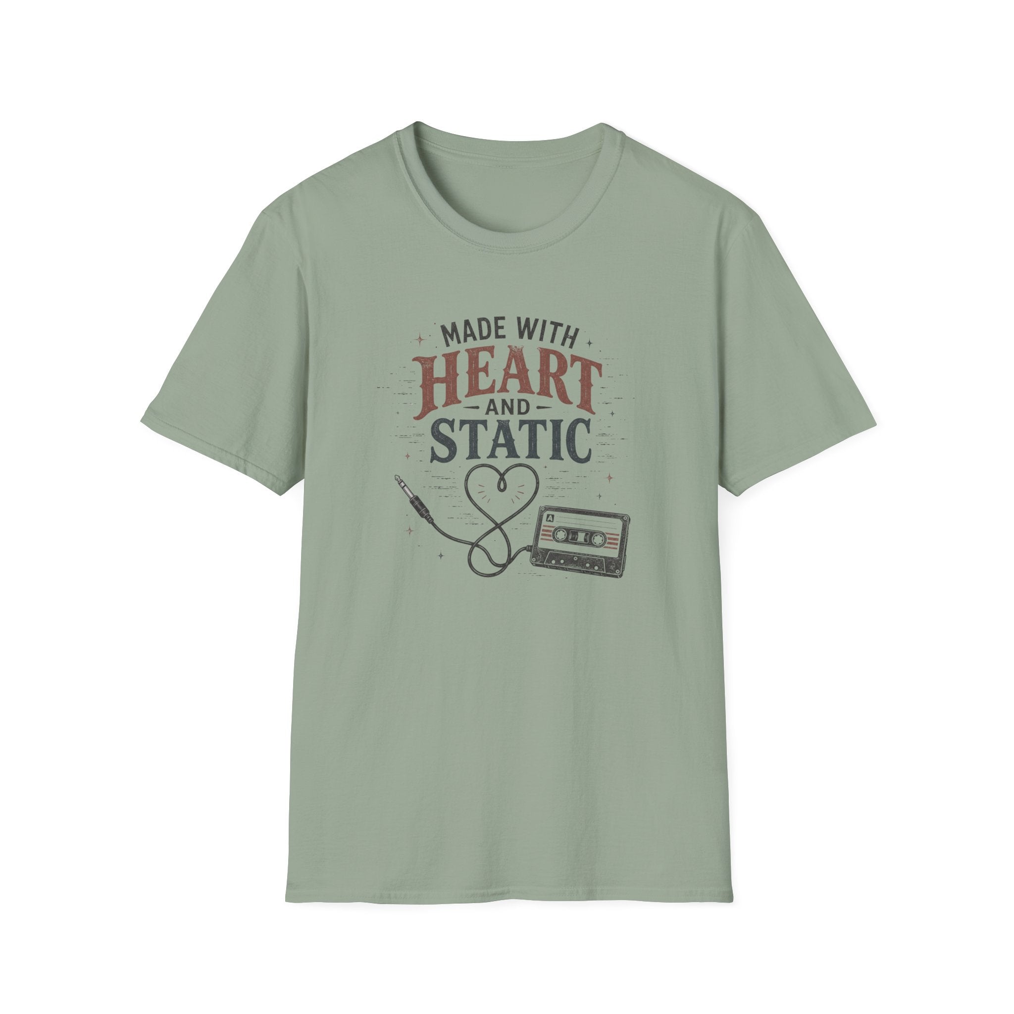 Made With Heart And Static T-Shirt
