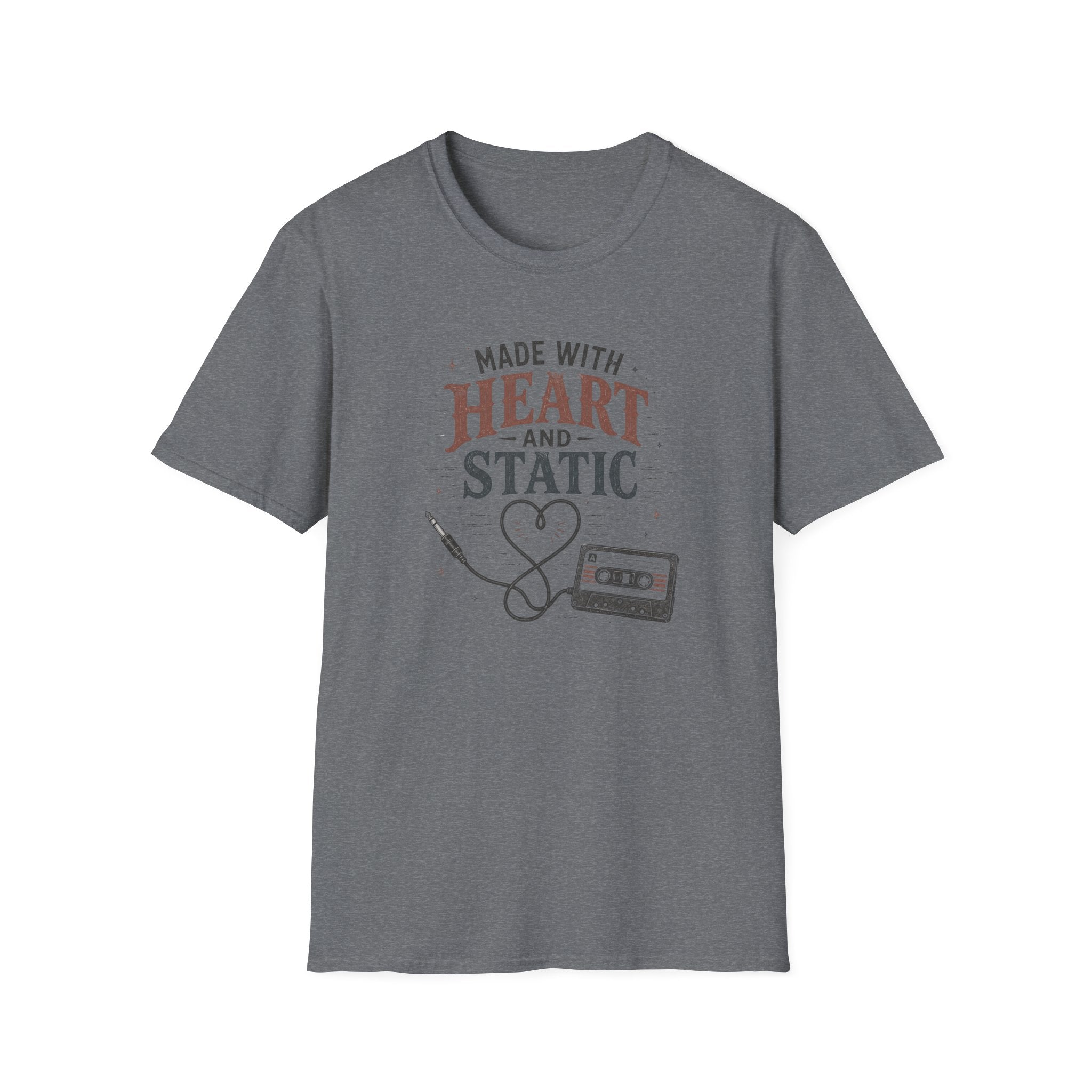 Made With Heart And Static T-Shirt