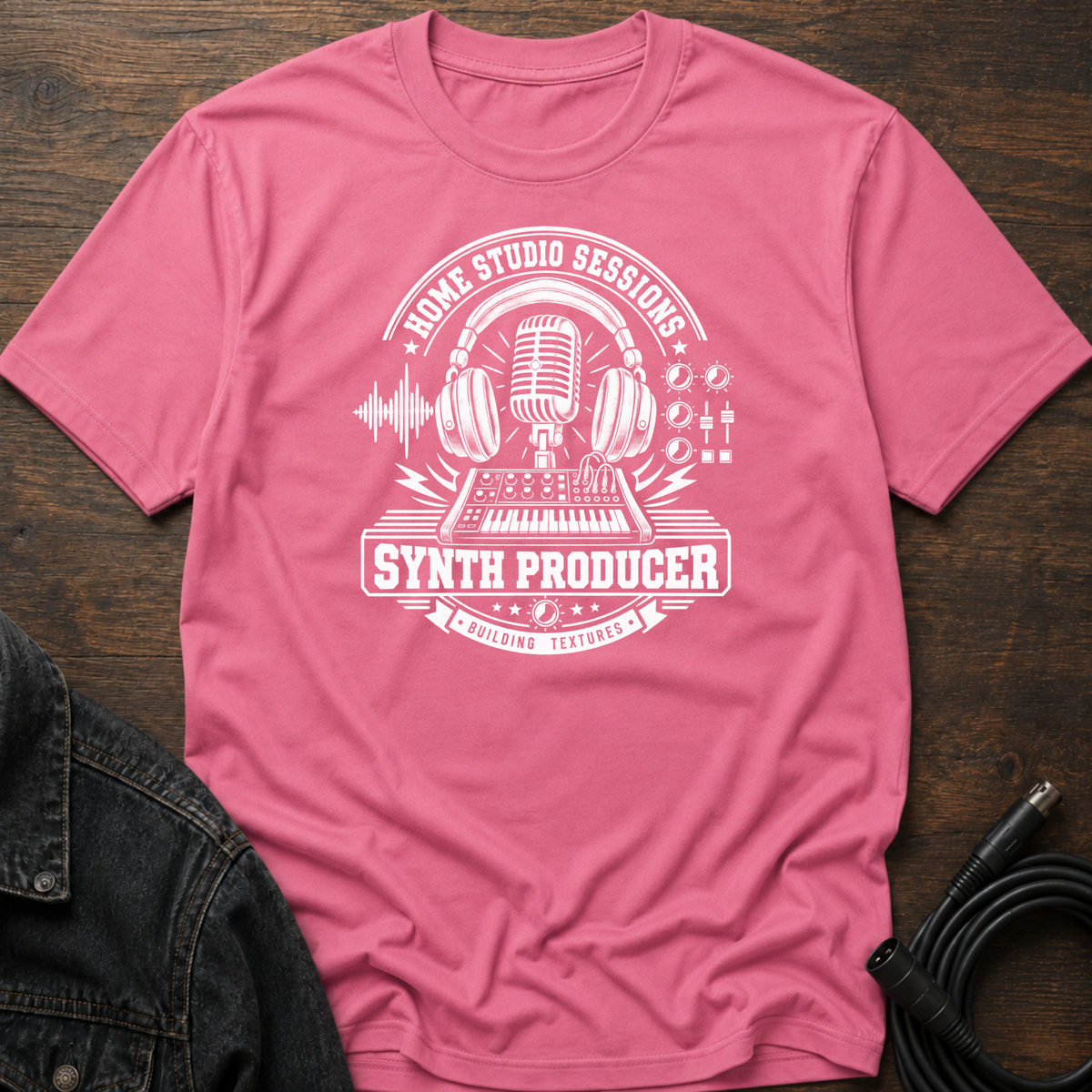 Home Studio Sessions-Synth Producer T-Shirt