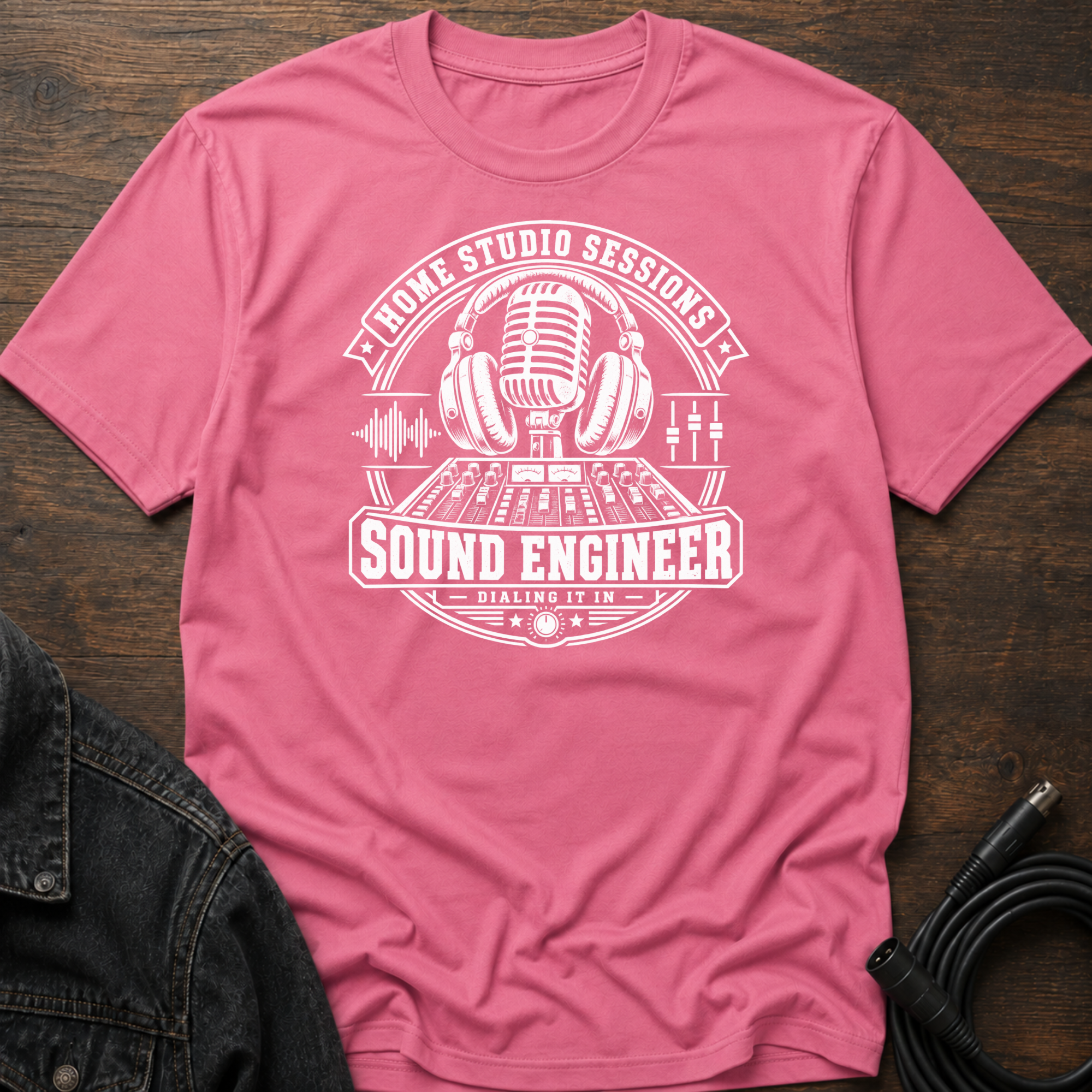 Home Studio Sessions-Sound Engineer T-Shirt