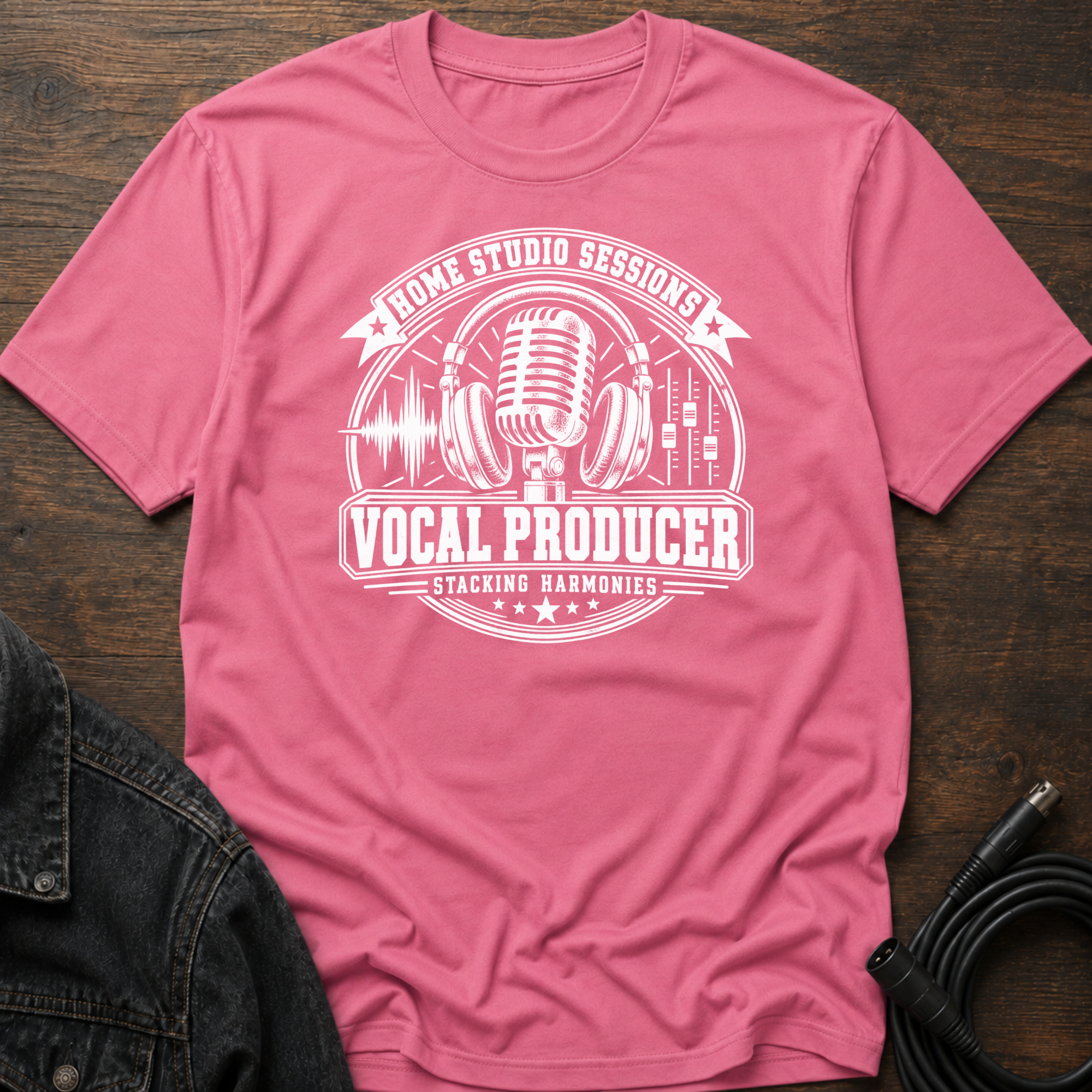 Home Studio Sessions-Vocal Producer T-Shirt
