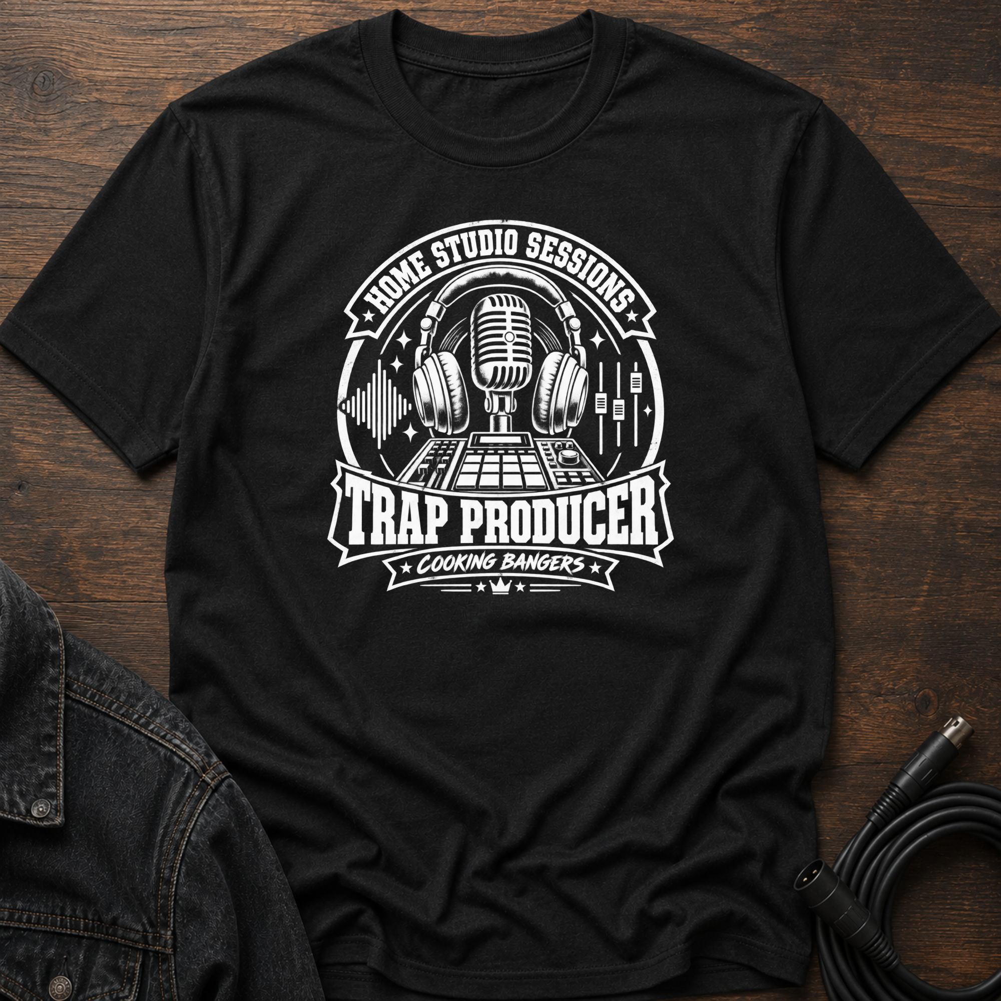 Home Studio Sessions-Trap Producer T-Shirt