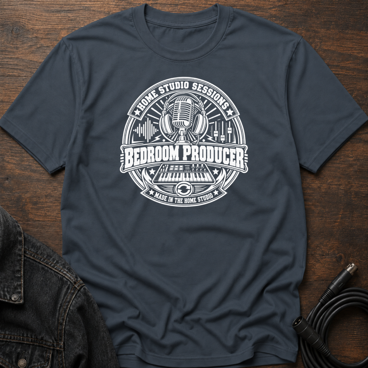 Home Studio Sessions-Bedroom Producer T-Shirt
