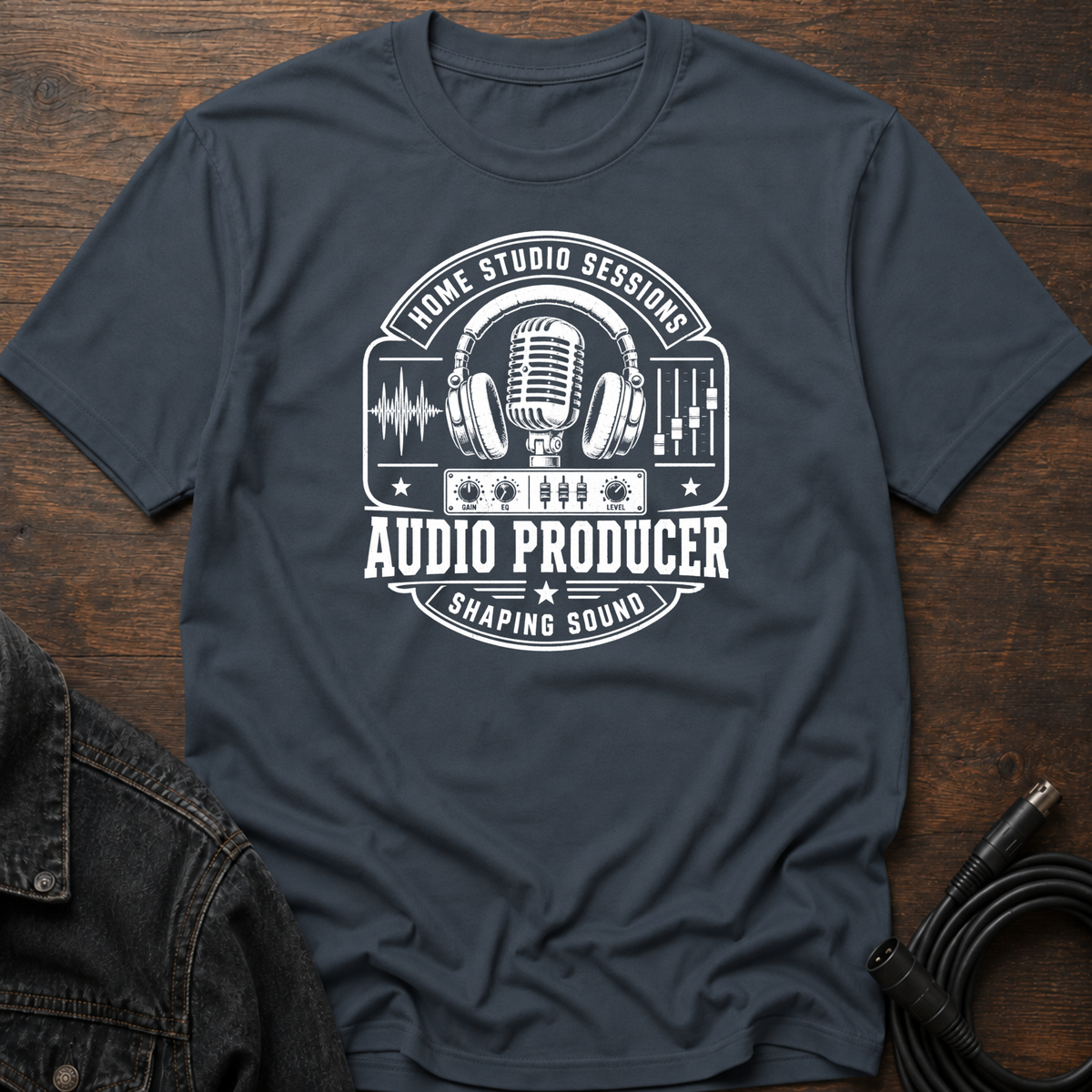 Home Studio Sessions-Audio Producer Shaping Sound-2 T-Shirt