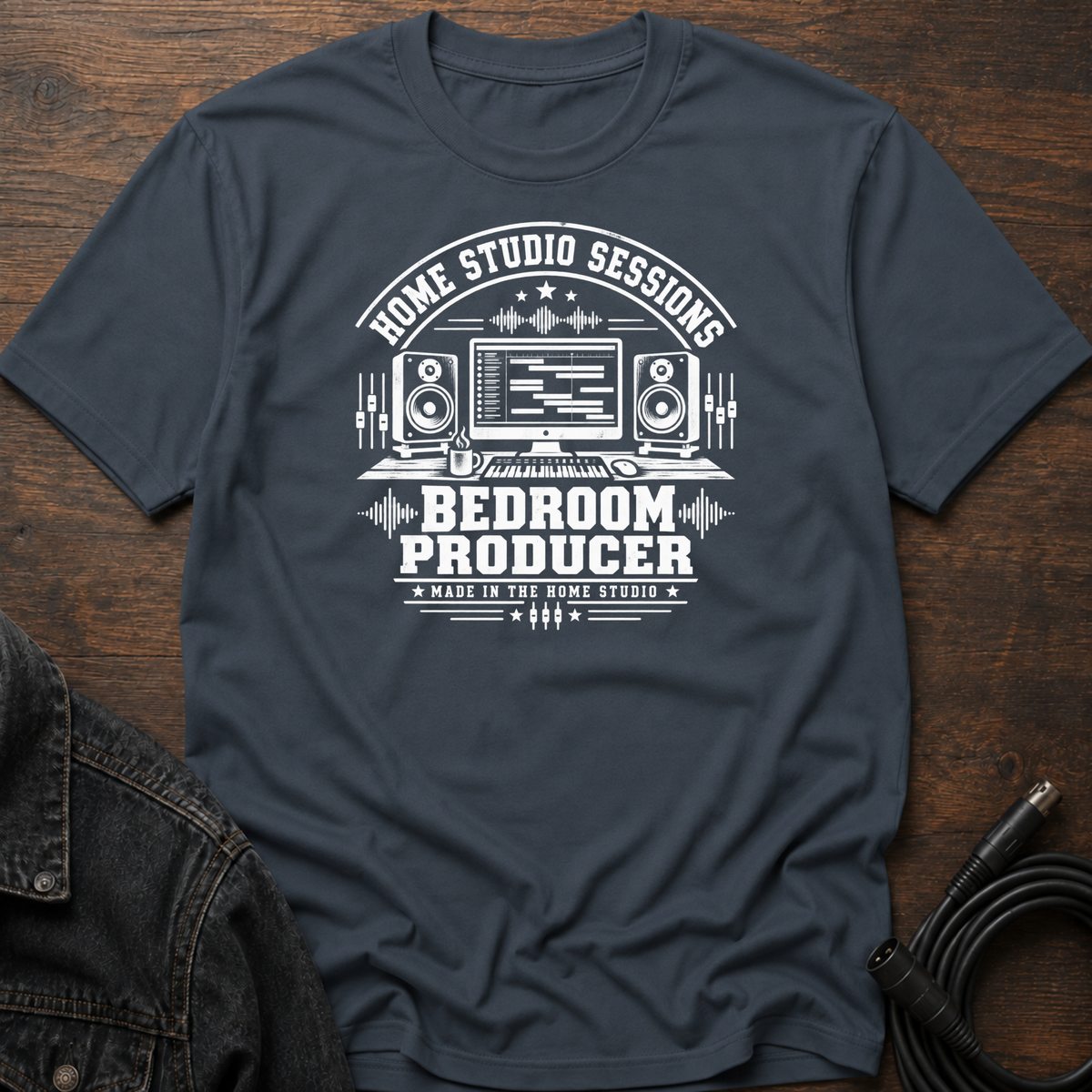 Home Studio Sessions - DAW-Bedroom Producer T-Shirt