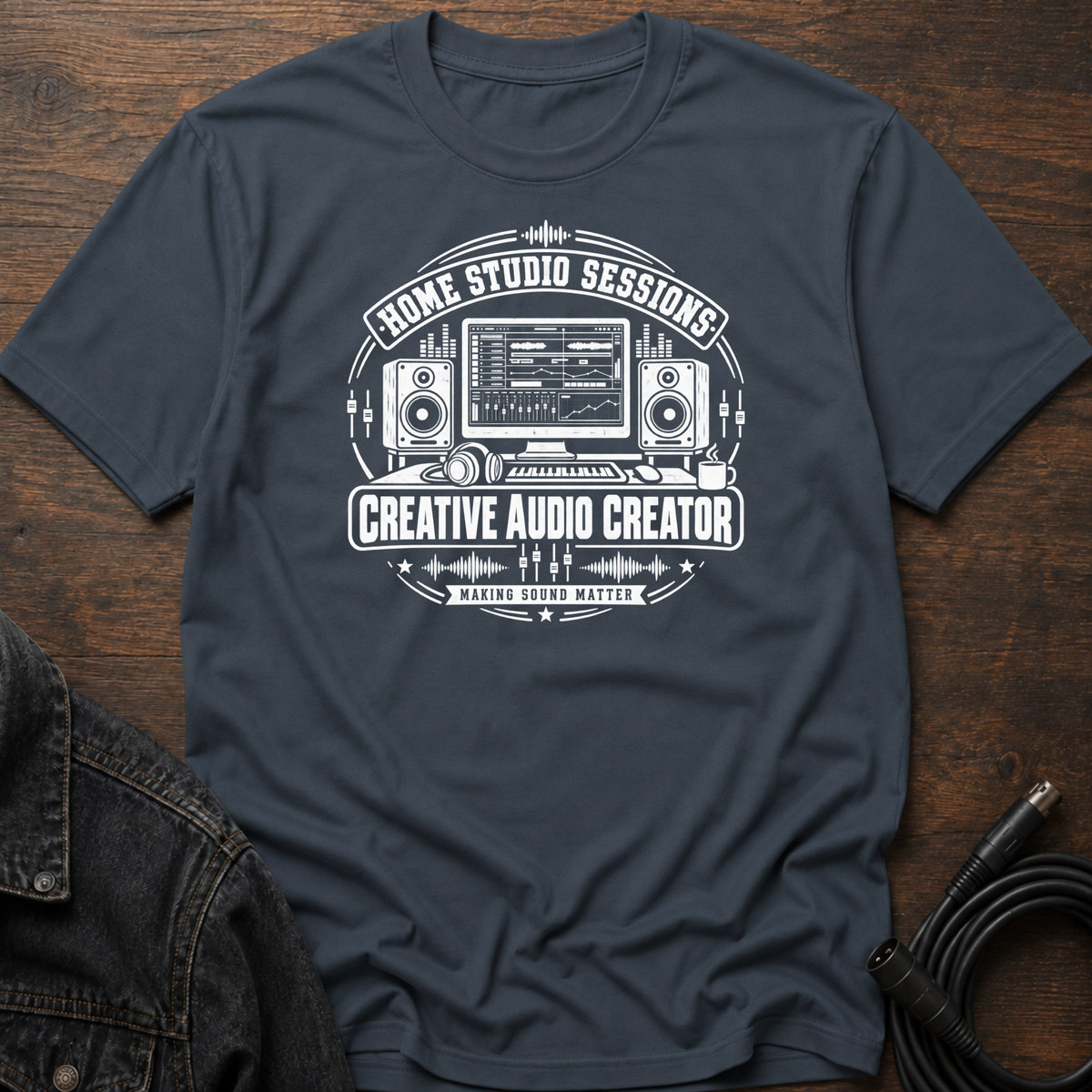 Home Studio Sessions - DAW-Creative Audio Creator T-Shirt