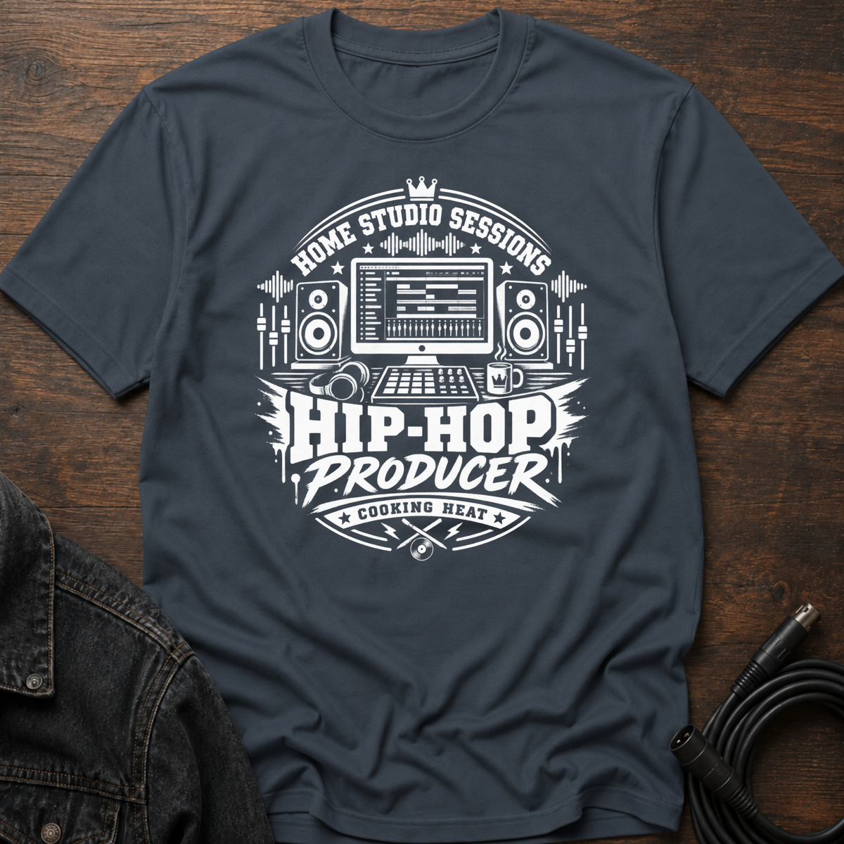 Home Studio Sessions - DAW-Hop-Hop Producer T-Shirt