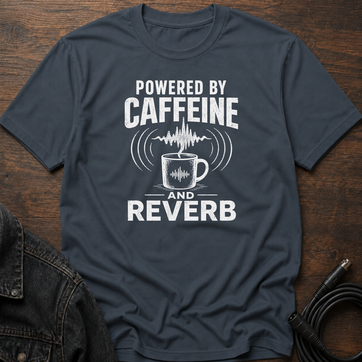 Powered By Caffeine And Reverb T-Shirt