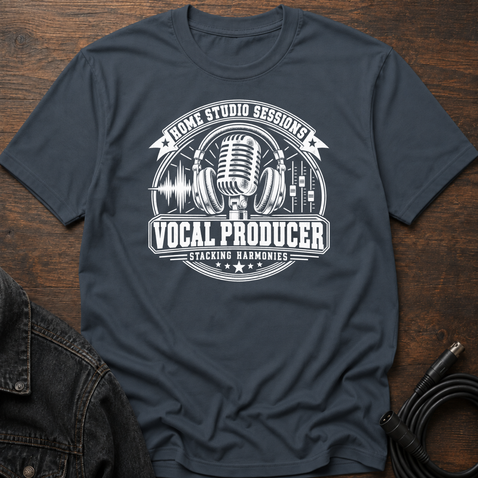 Home Studio Sessions-Vocal Producer T-Shirt