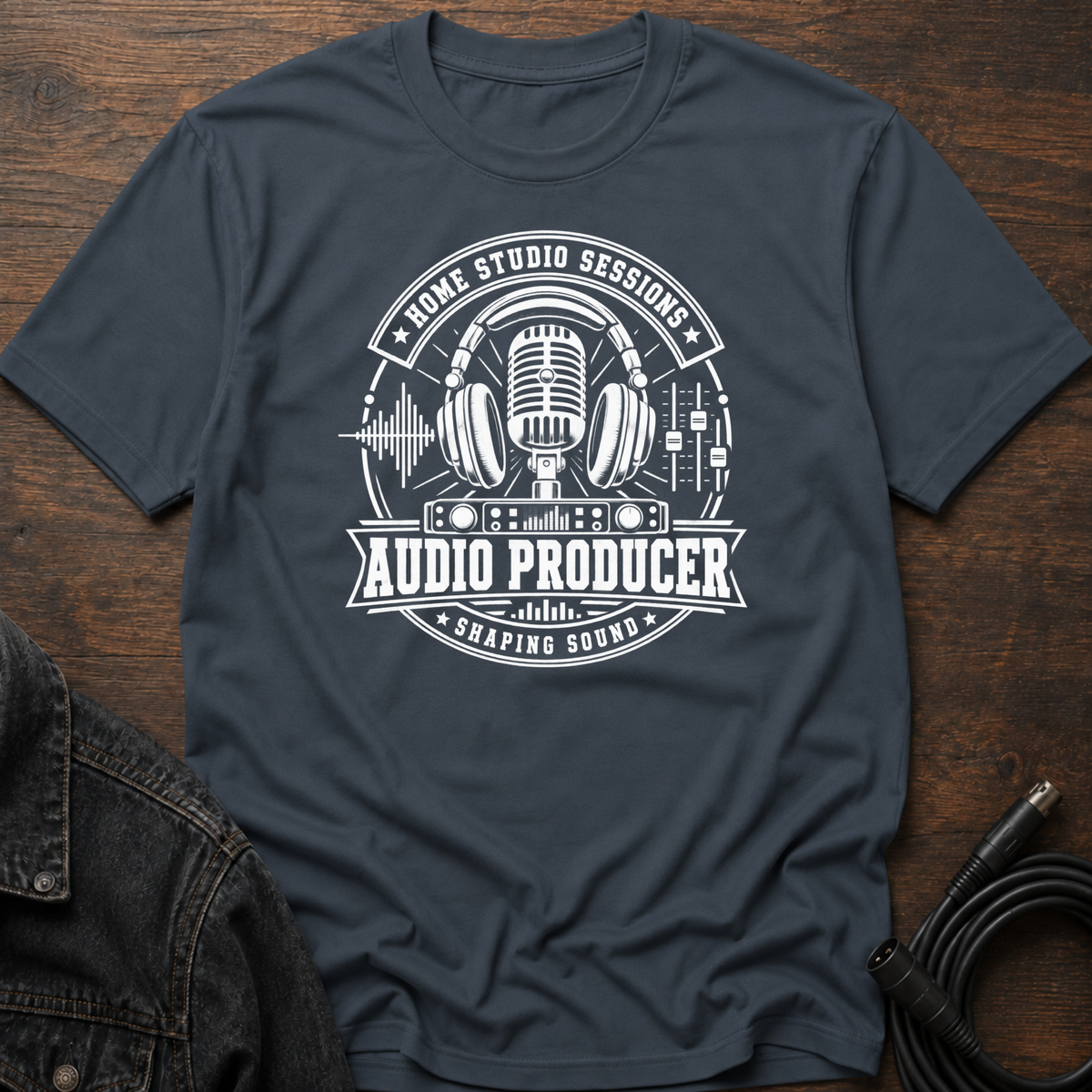 Home Studio Sessions-Audio Producer T-Shirt