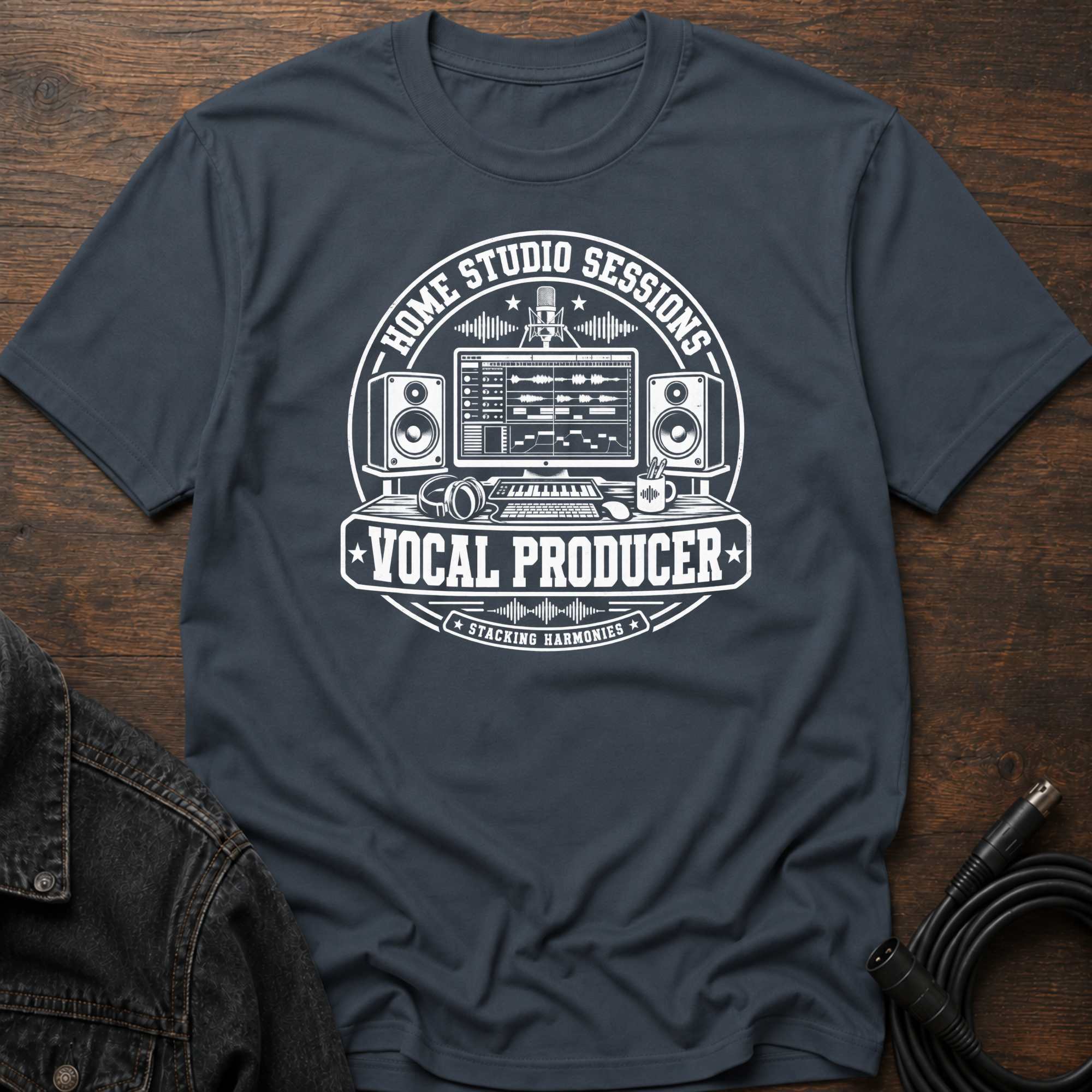 Home Studio Sessions - DAW-Vocal Producer T-Shirt