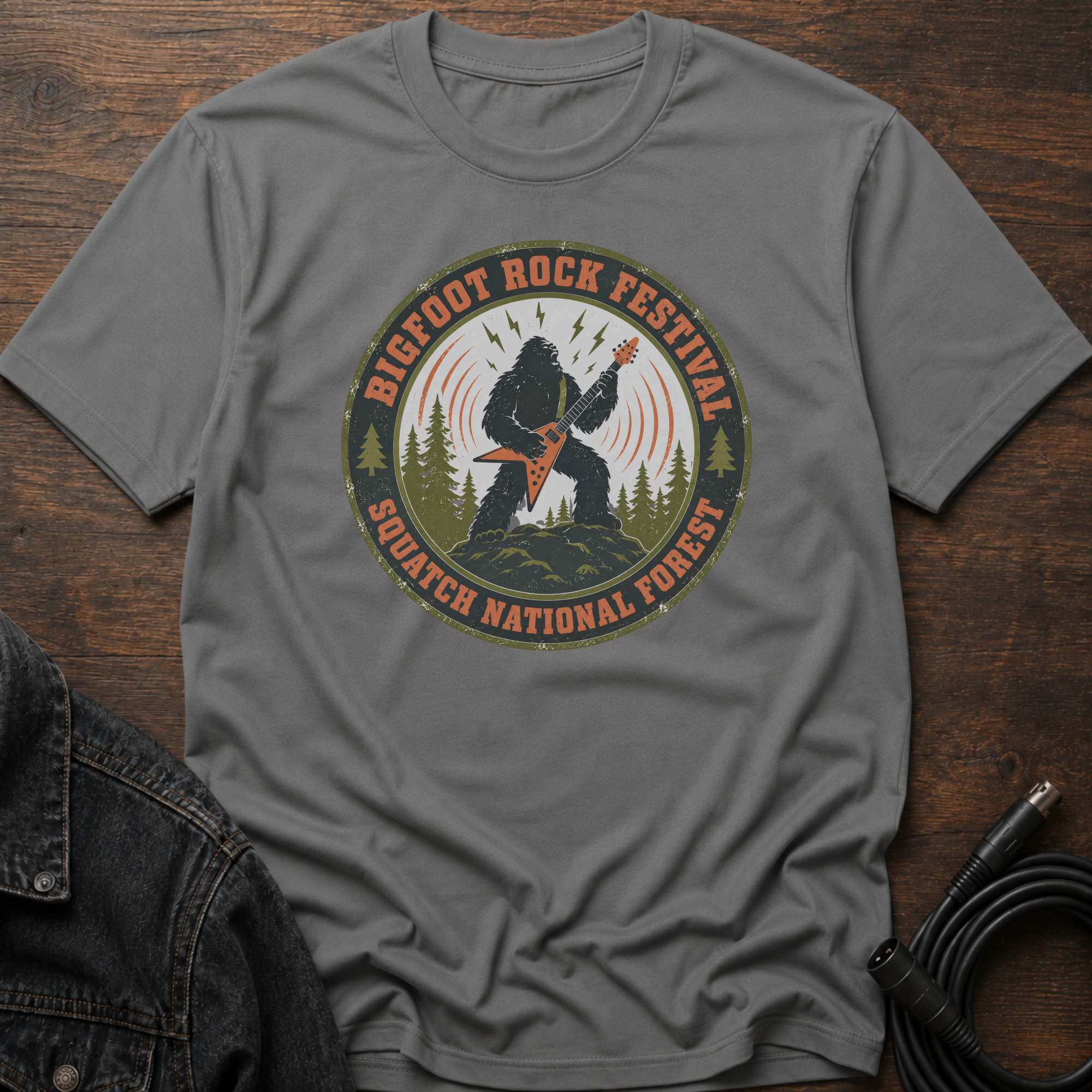 Bigfoot rock Festival T-Shirt