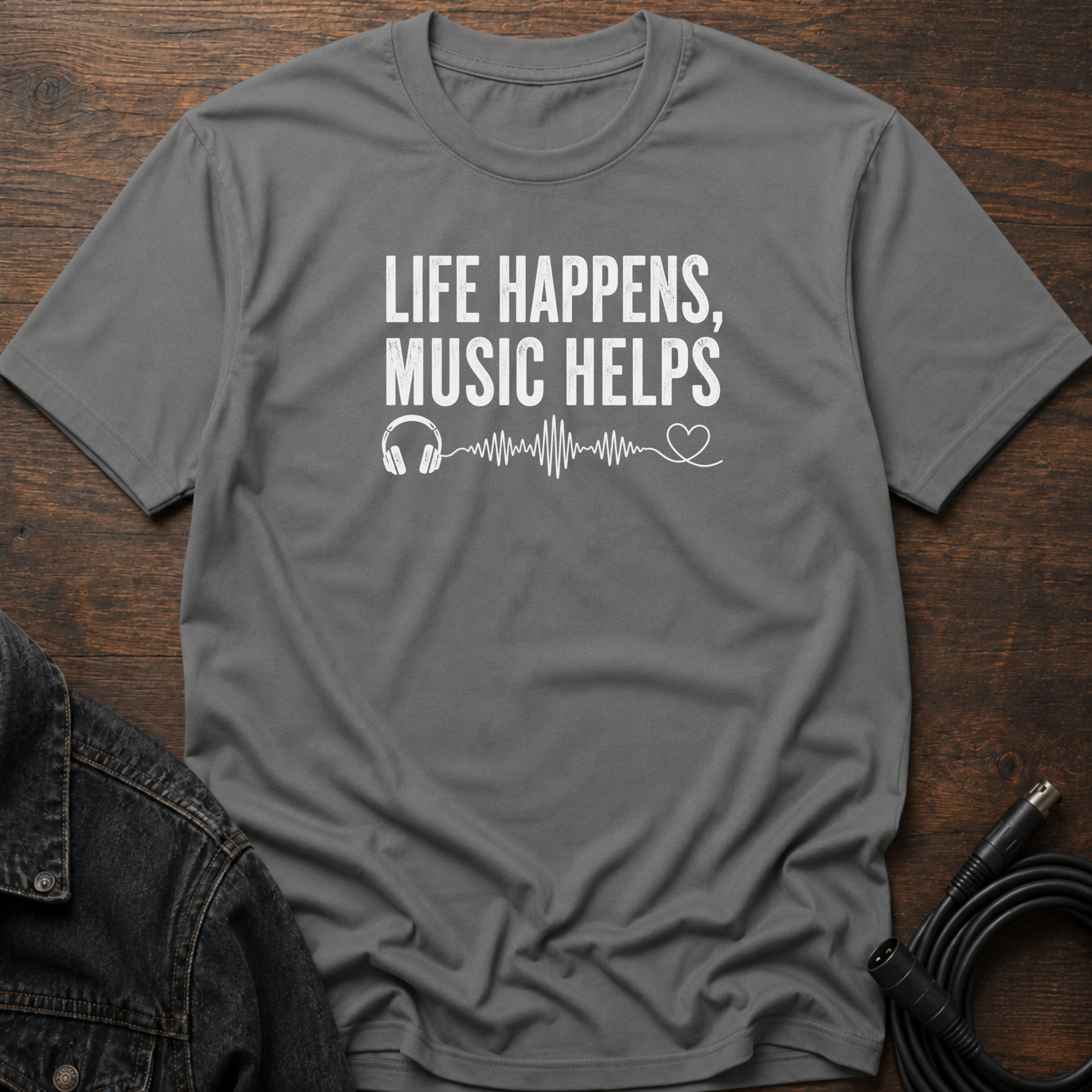 Life Happens Music Helps T-Shirt