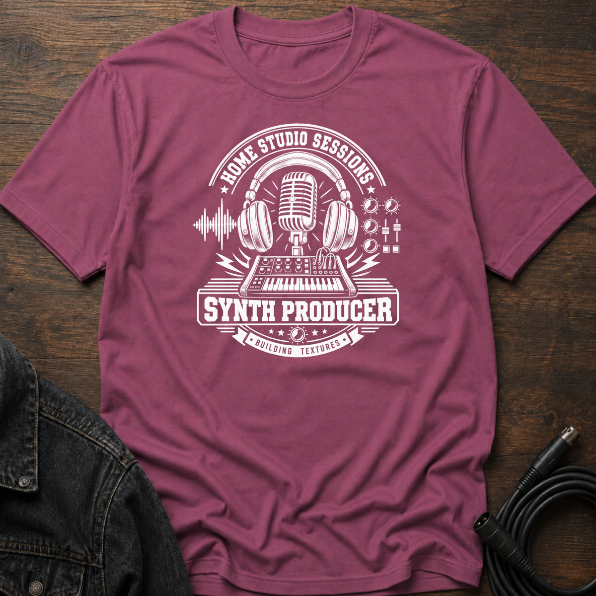 Home Studio Sessions-Synth Producer T-Shirt