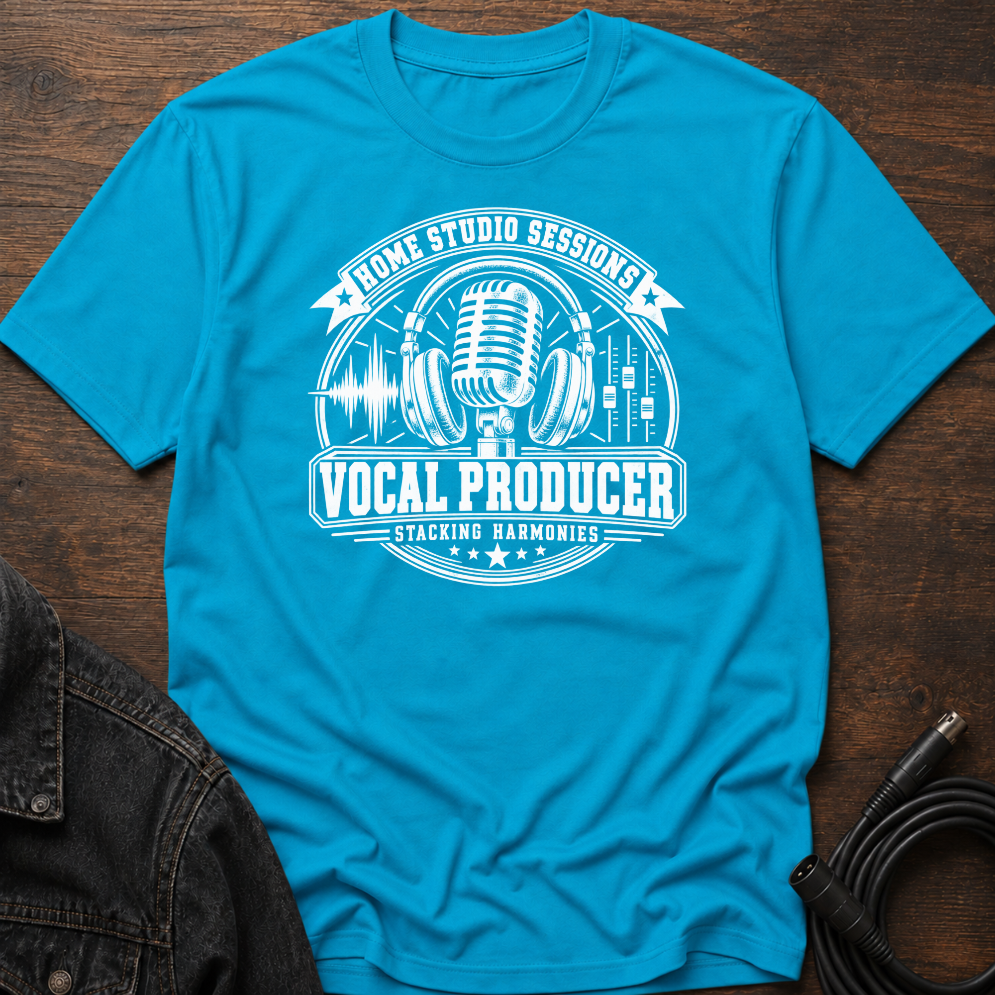 Home Studio Sessions-Vocal Producer T-Shirt