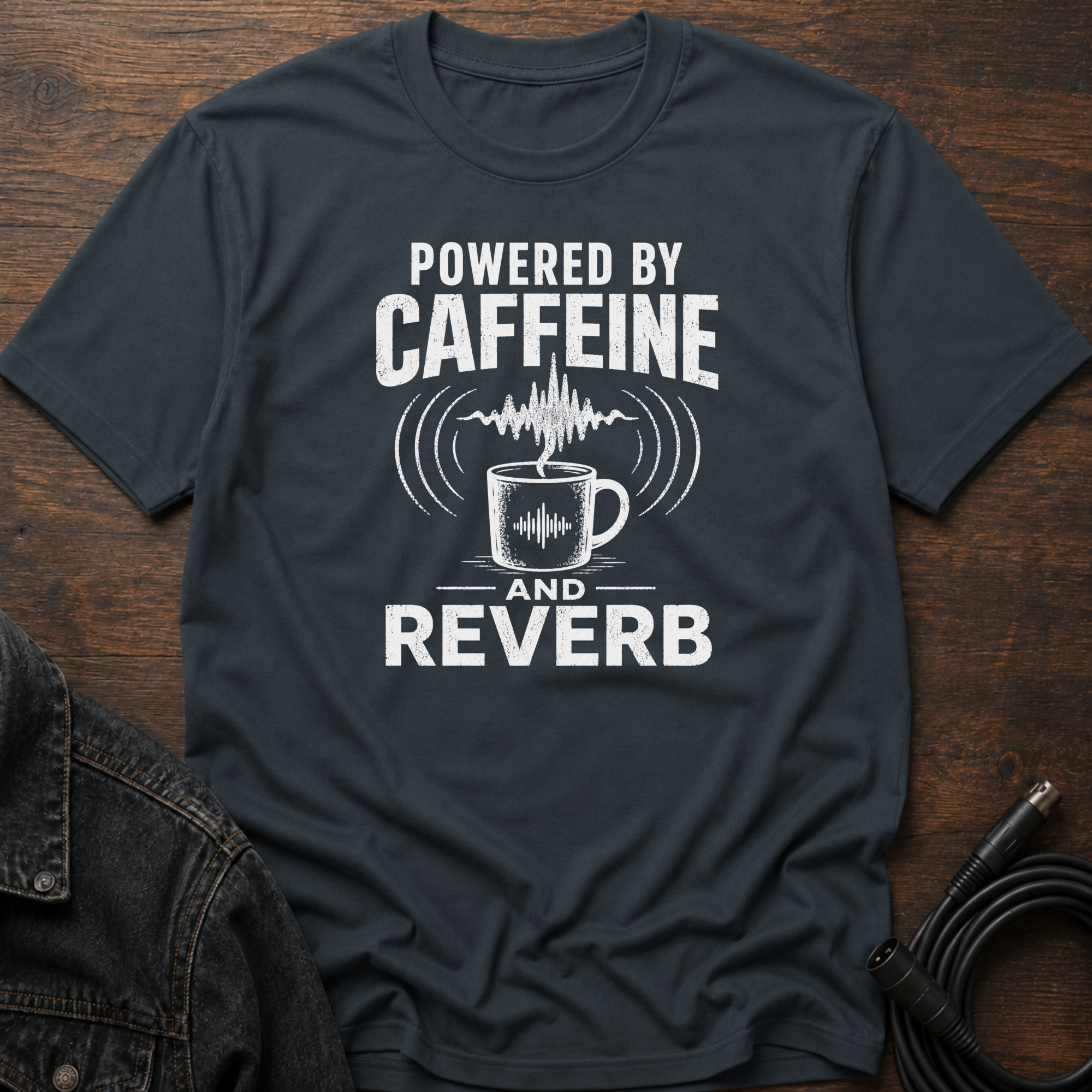 Powered By Caffeine And Reverb T-Shirt