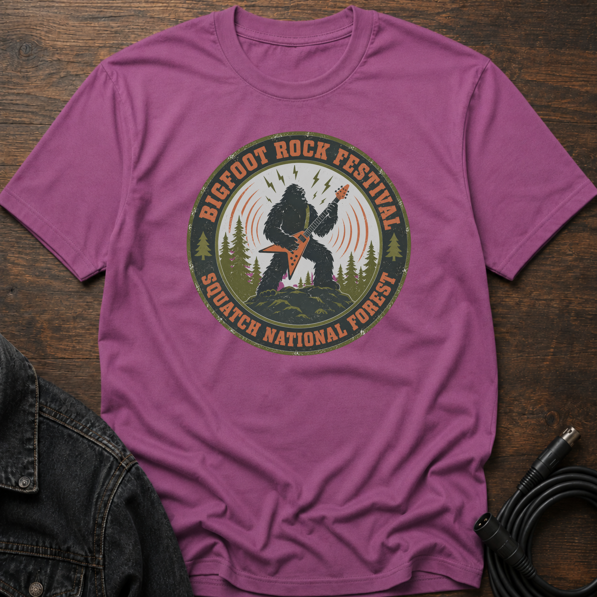 Bigfoot rock Festival T-Shirt