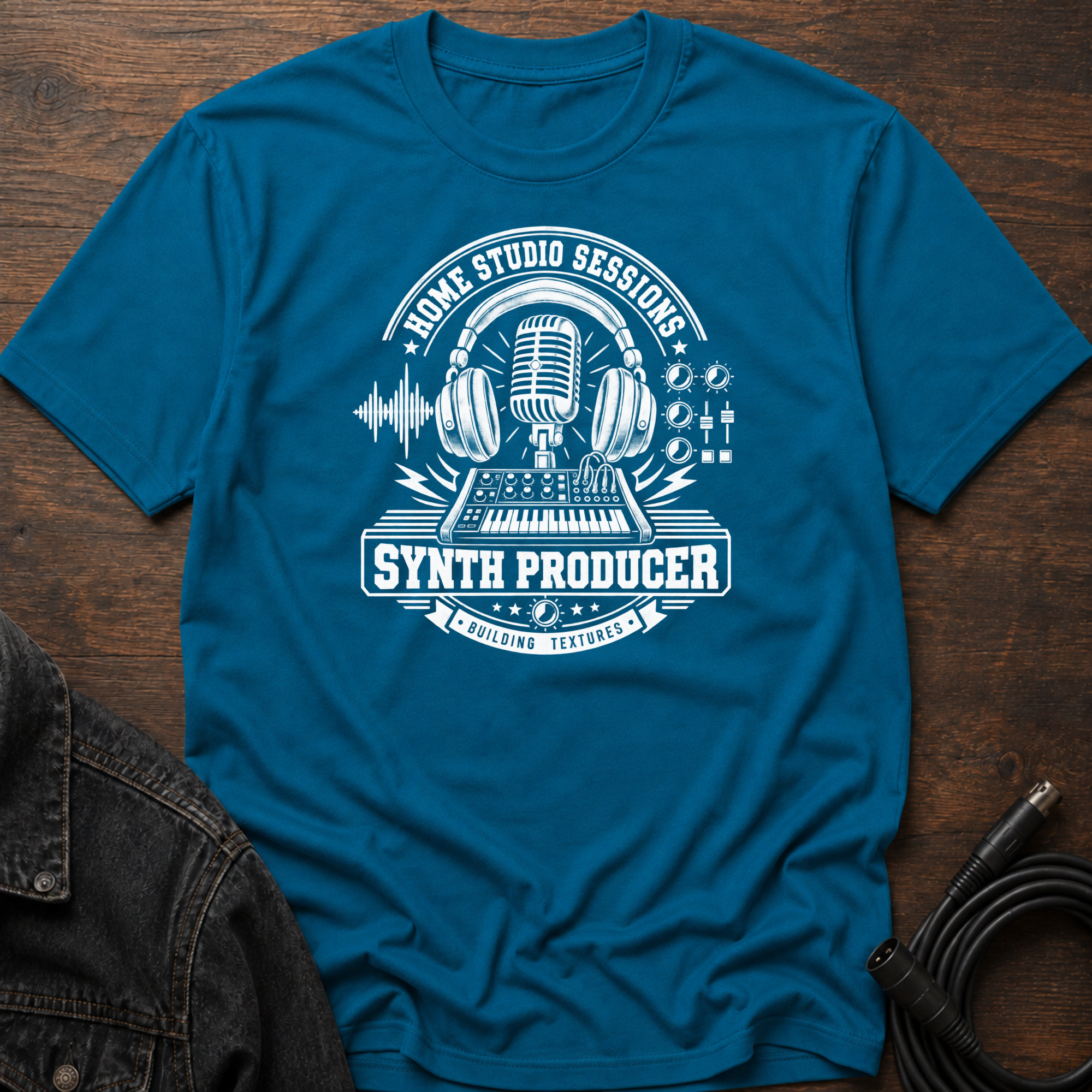 Home Studio Sessions-Synth Producer T-Shirt