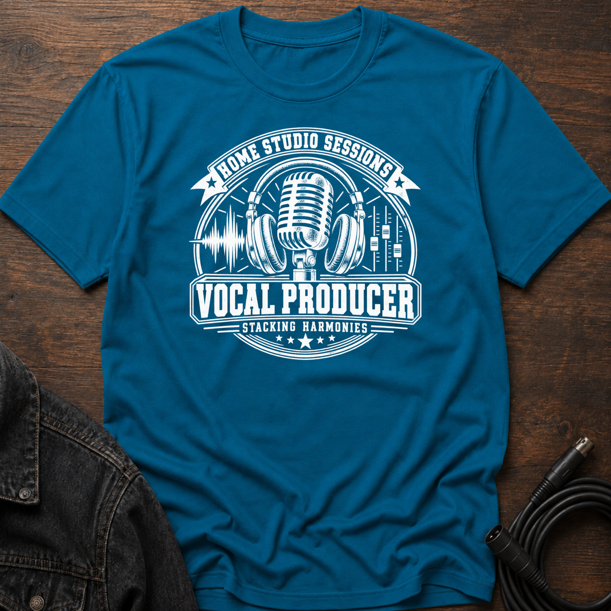 Home Studio Sessions-Vocal Producer T-Shirt