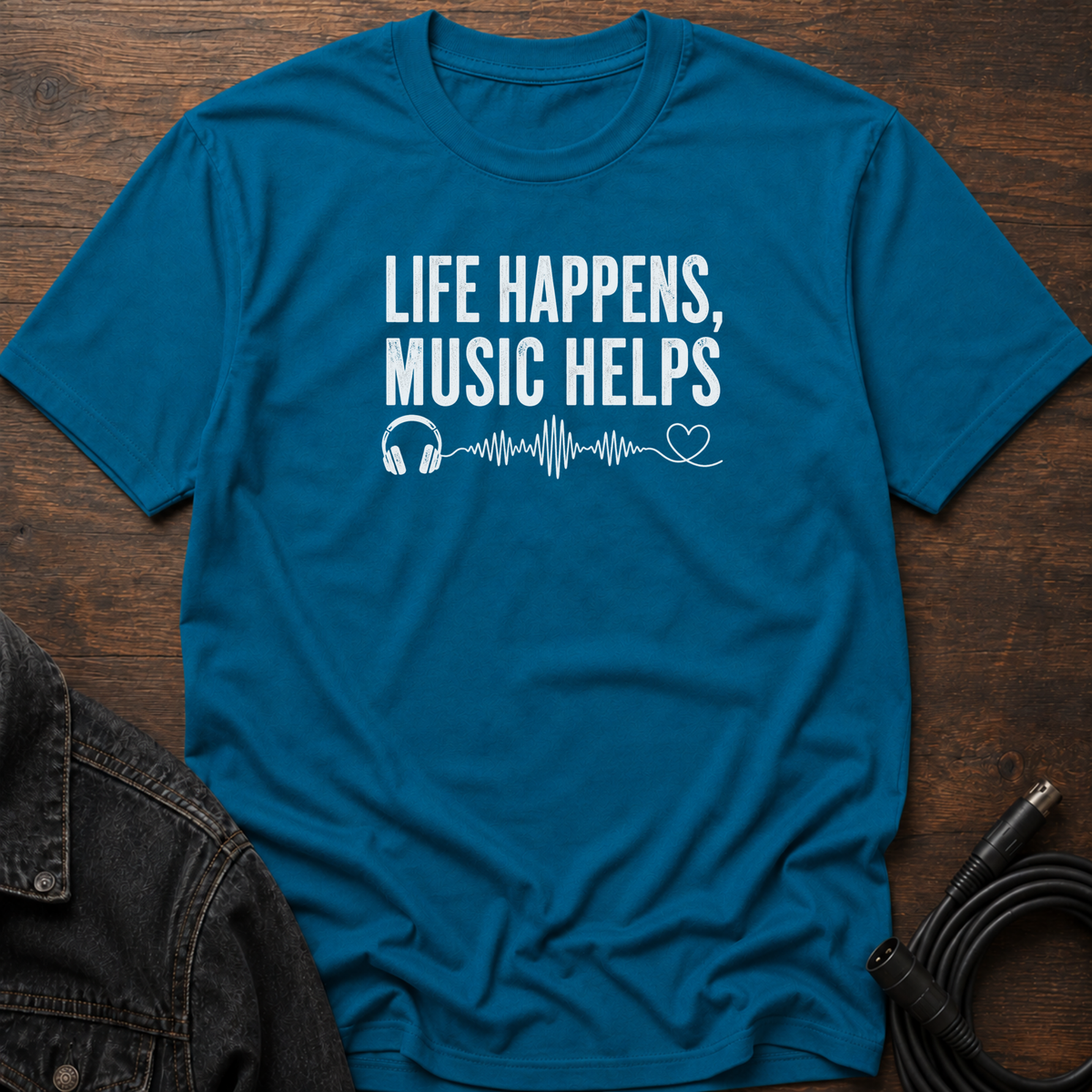 Life Happens Music Helps T-Shirt
