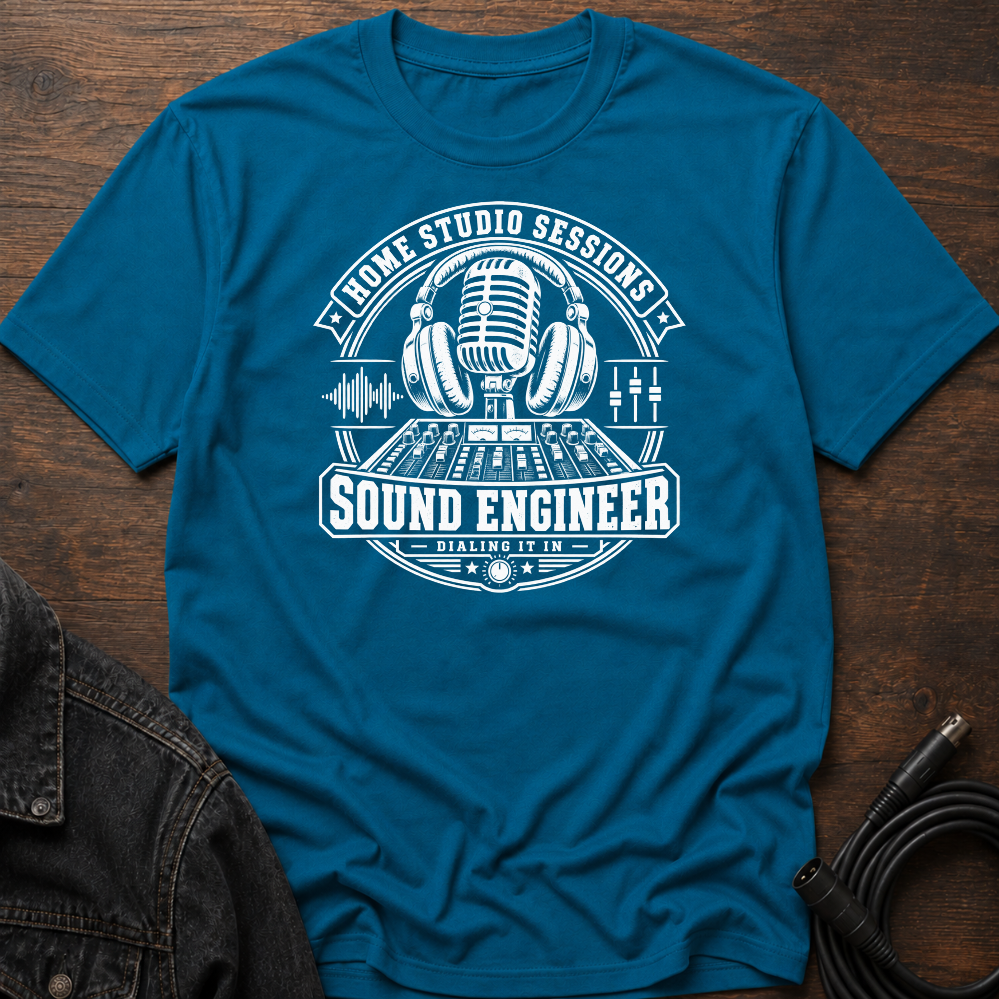 Home Studio Sessions-Sound Engineer T-Shirt