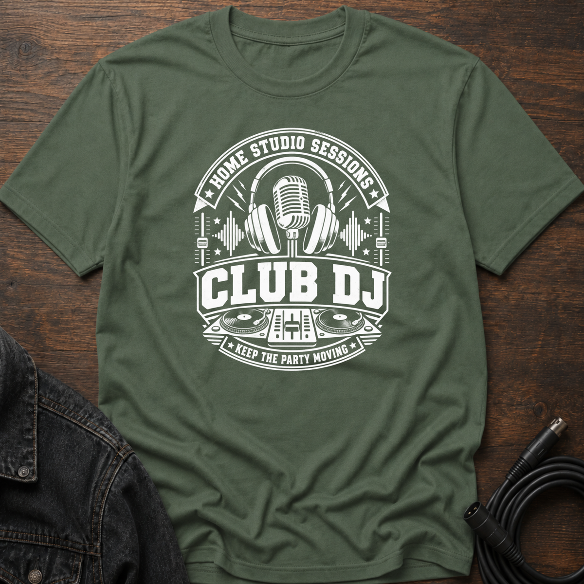 Home Studio Sessions-Club DJ T-Shirt