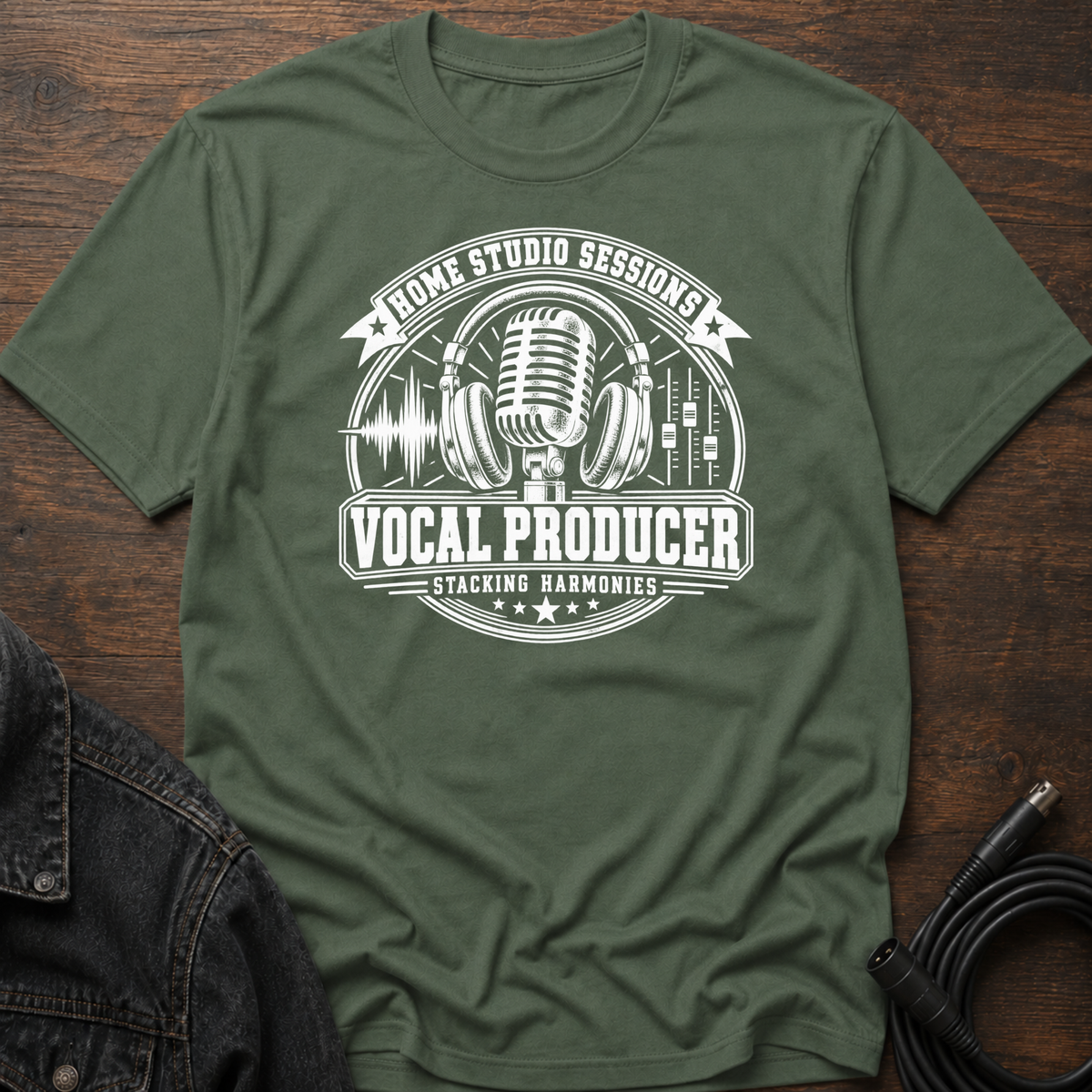 Home Studio Sessions-Vocal Producer T-Shirt