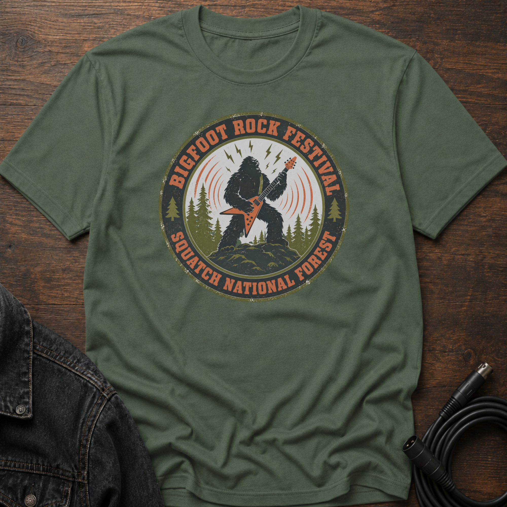 Bigfoot rock Festival T-Shirt