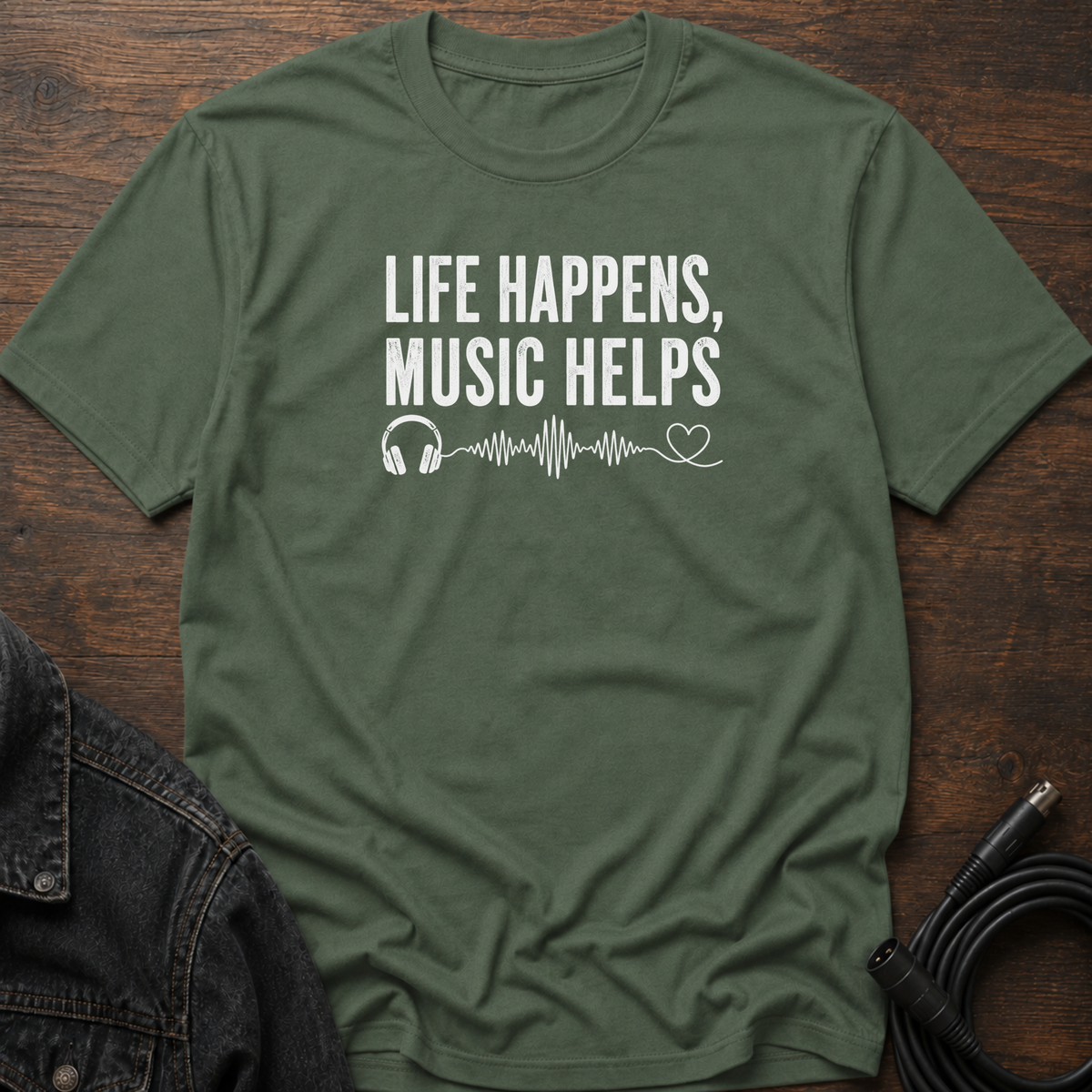 Life Happens Music Helps T-Shirt