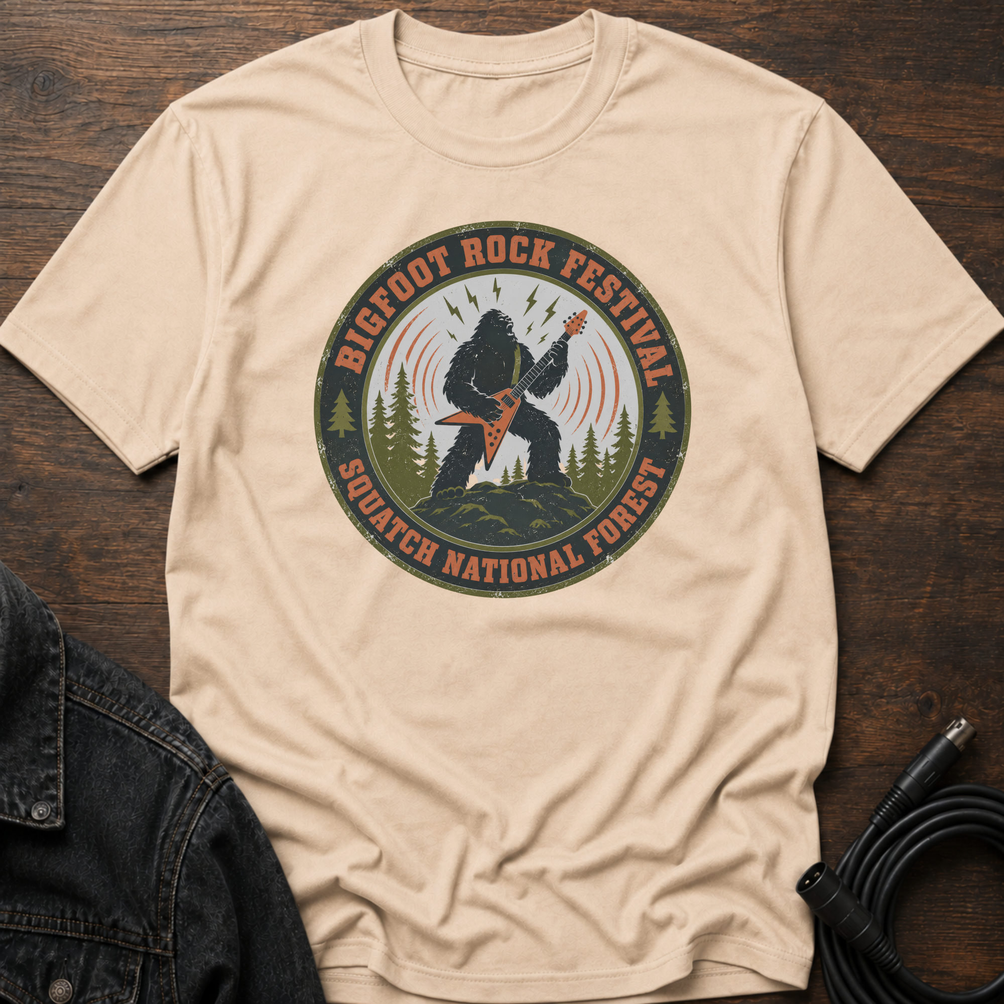 Bigfoot rock Festival T-Shirt