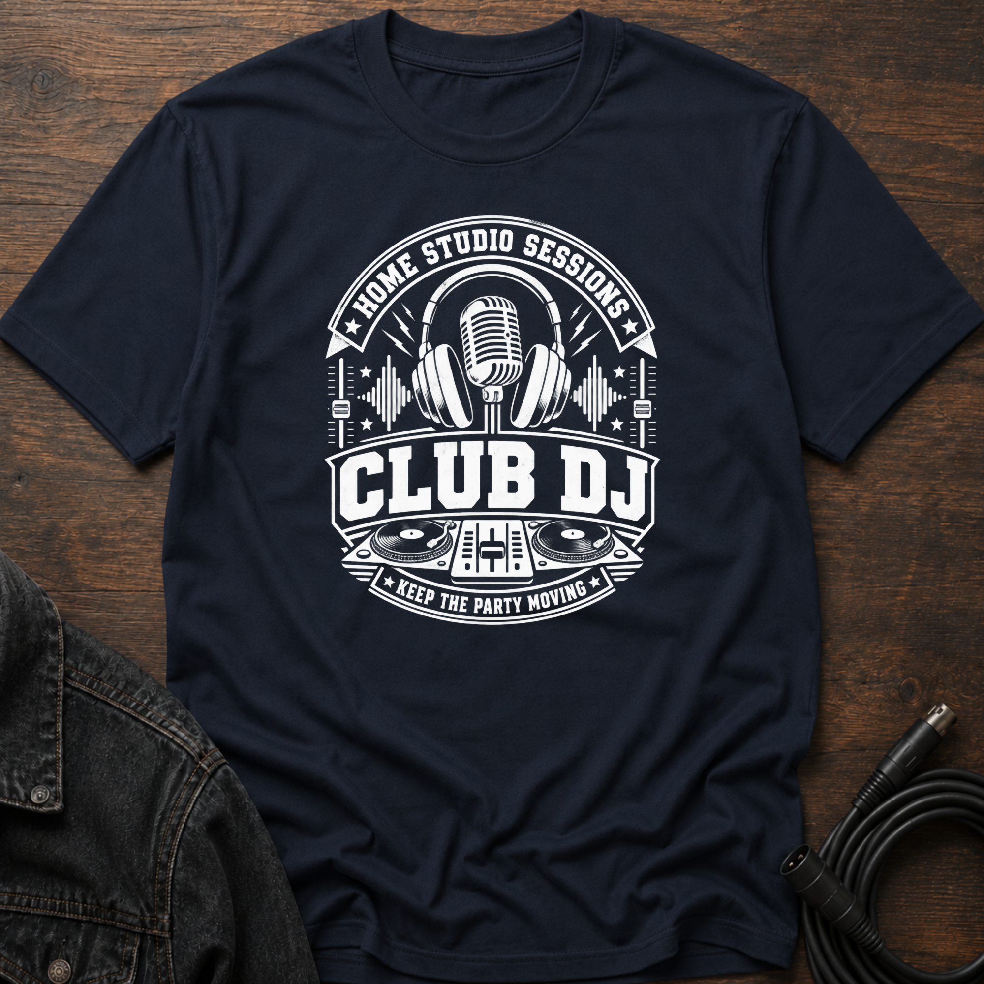 Home Studio Sessions-Club DJ T-Shirt