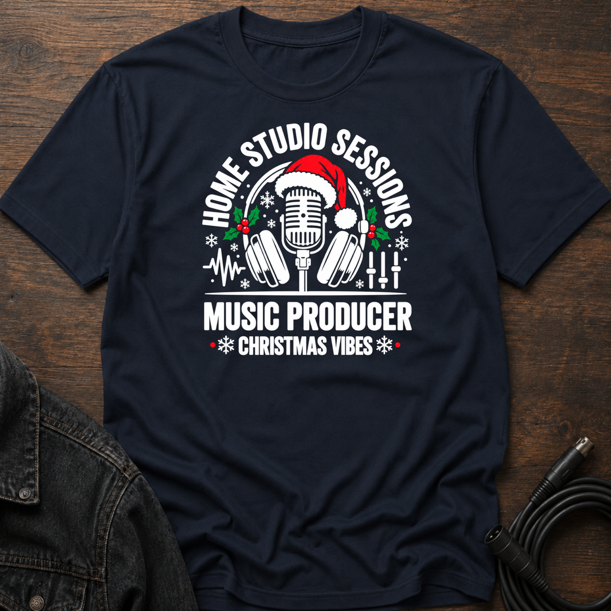 Home Studio Christmas Vibes T-Shirt