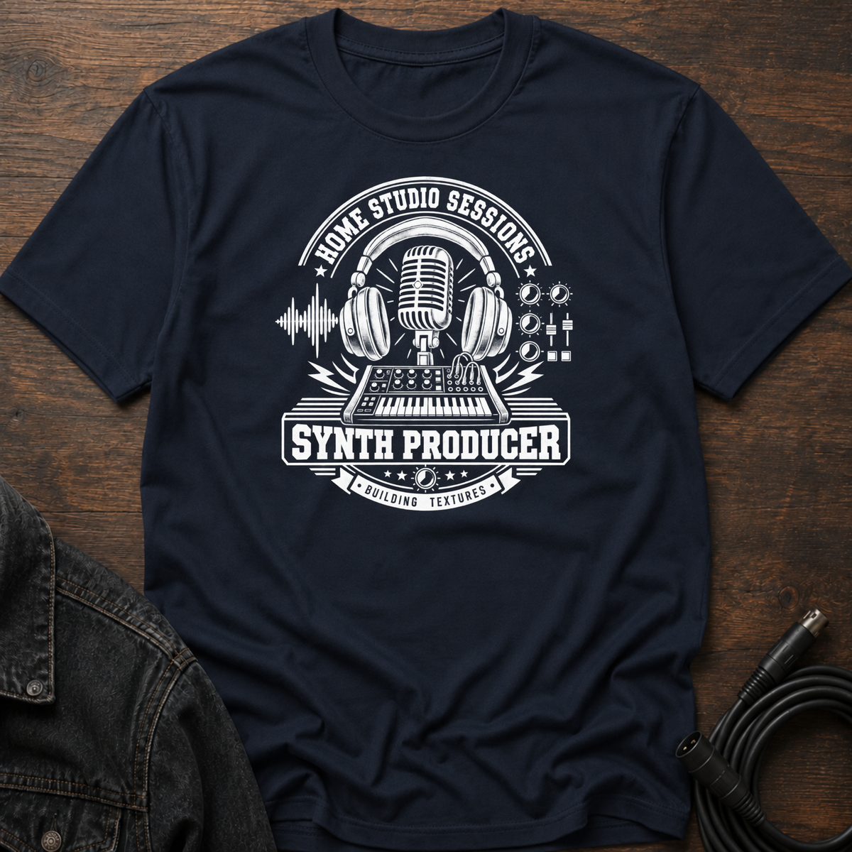 Home Studio Sessions-Synth Producer T-Shirt
