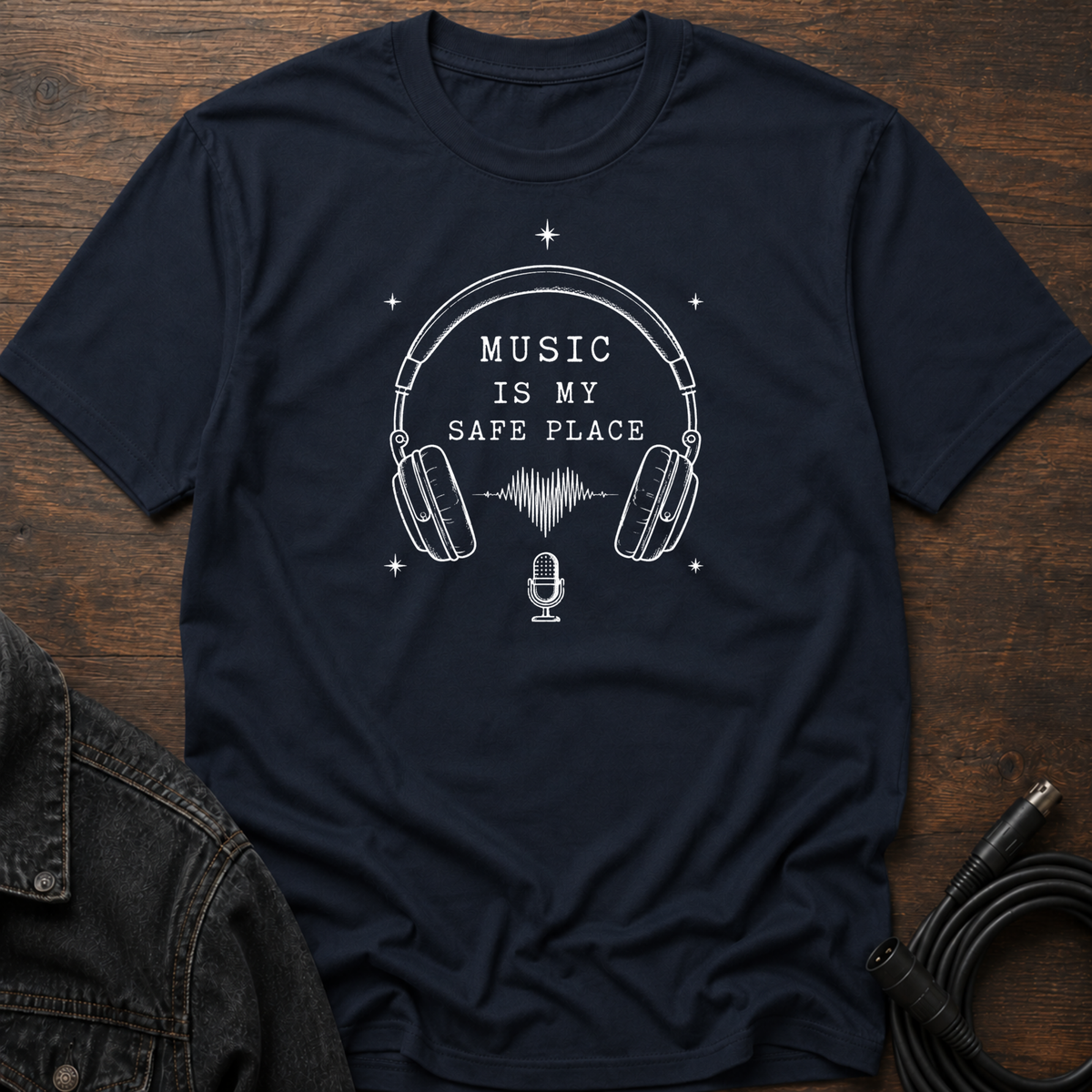 Music Is My Safe Place T-Shirt