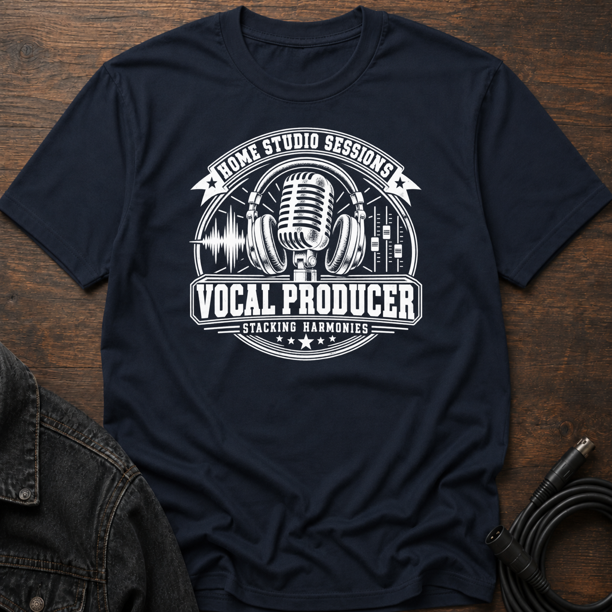 Home Studio Sessions-Vocal Producer T-Shirt